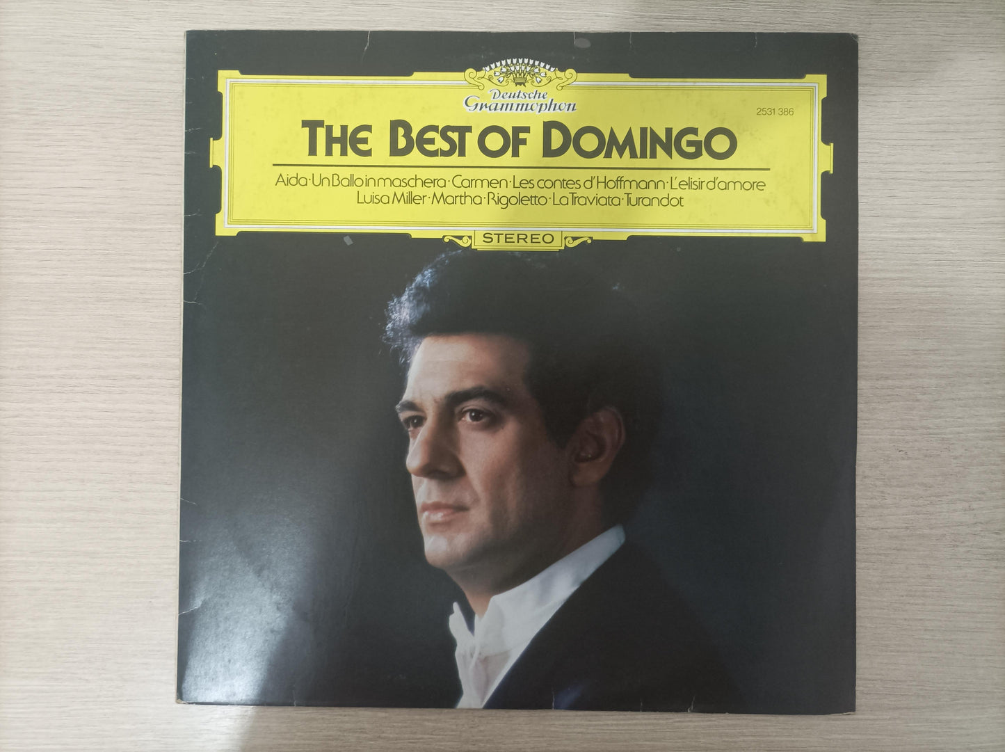 Lp Vinil Placido Domingo The best of Com Encarte