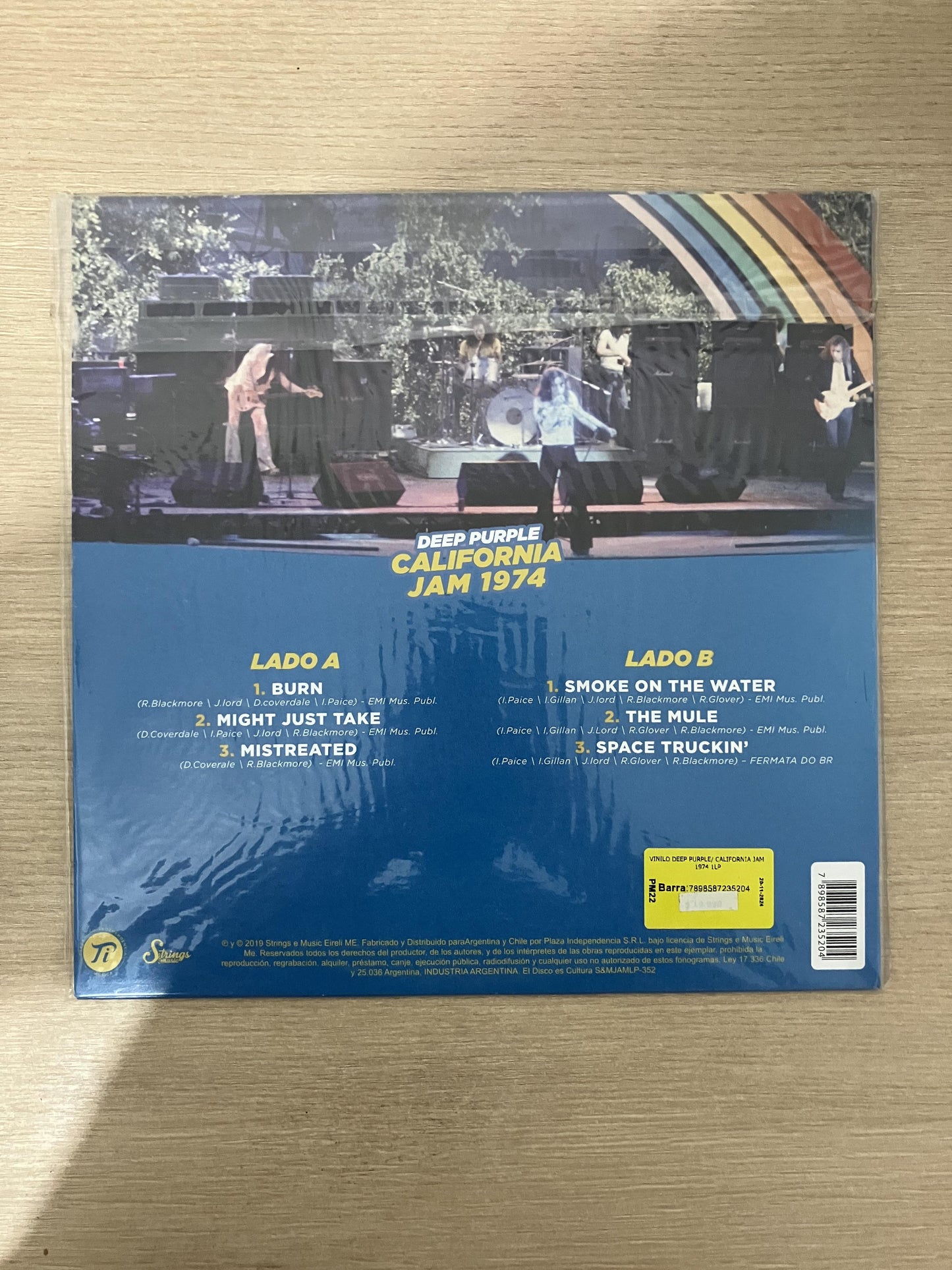 Lp Vinil Deep Purple California Jam 1974 - Lacrado Importado