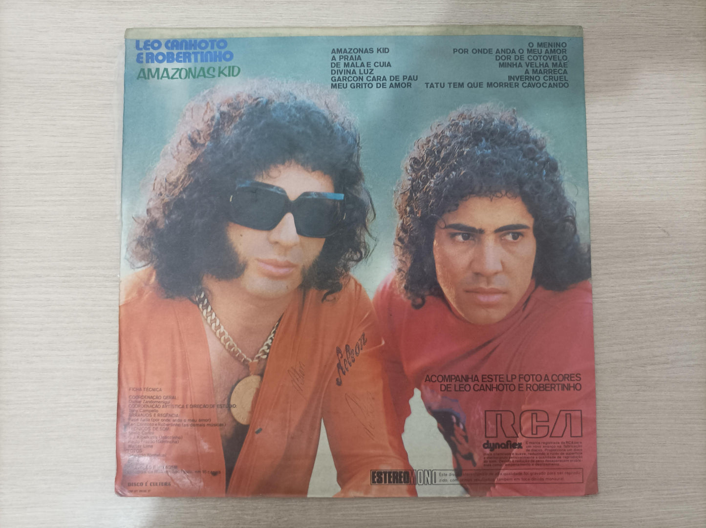 Lp Vinil Léo Canhoto & Robertinho Amazonas Kid