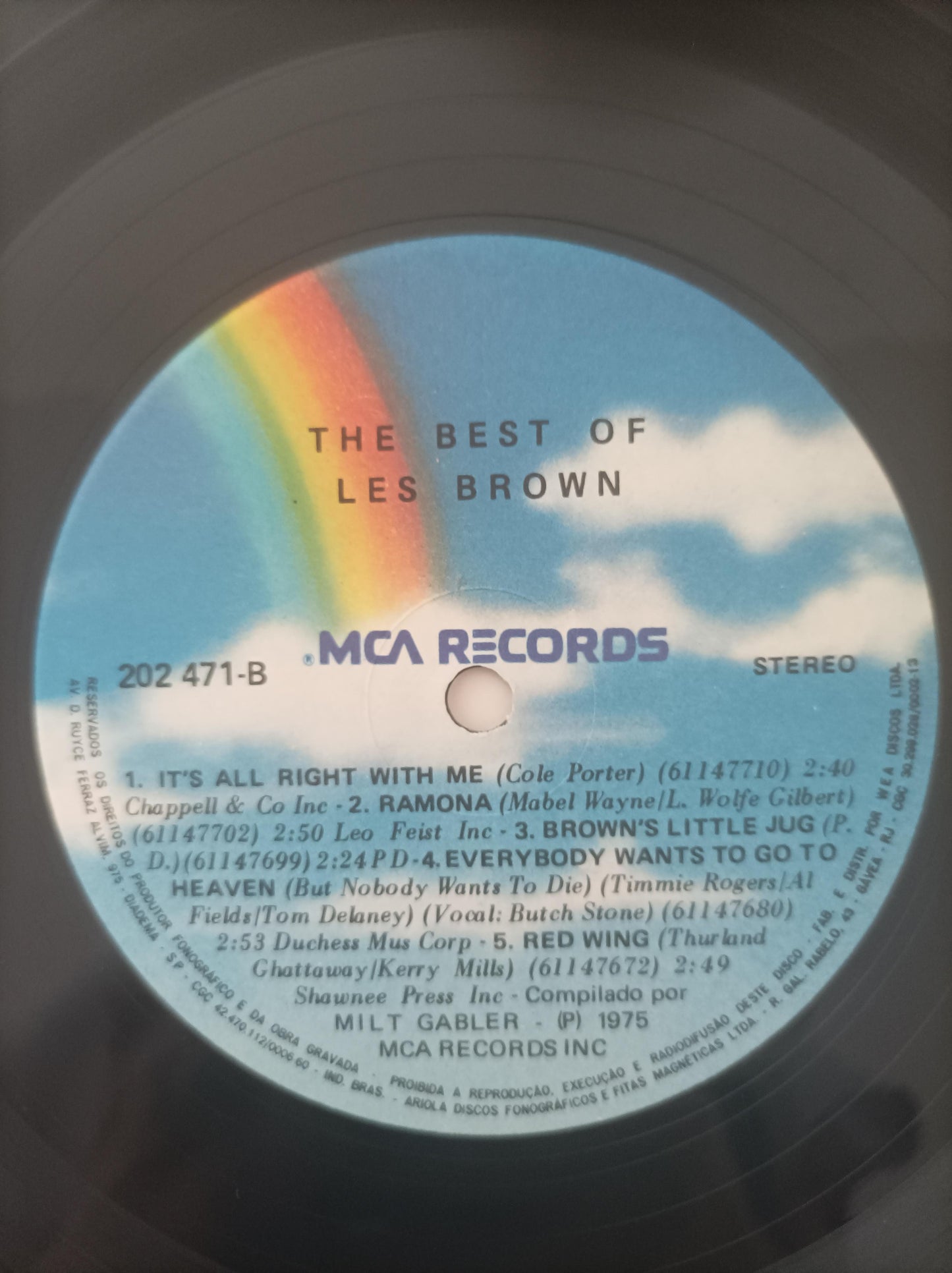 Lp Vinil Les Brown The Best of Com Encarte