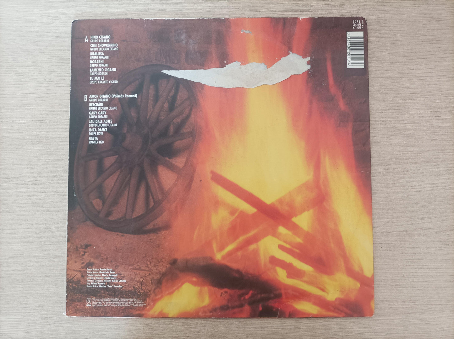 Lp Vinil Coração Cigano Trilha Sonora