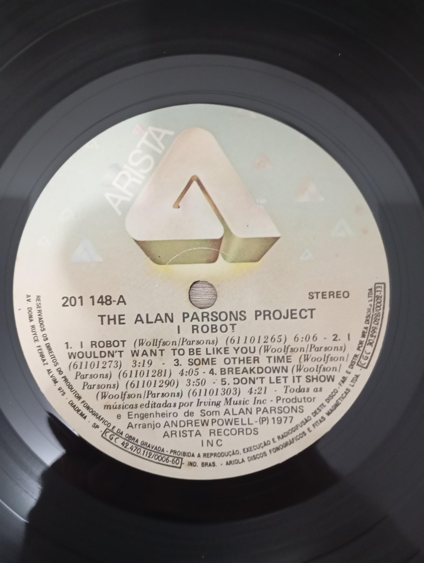 Disco Vinil I Robot The Alan Parsons Project Capa Dupla A