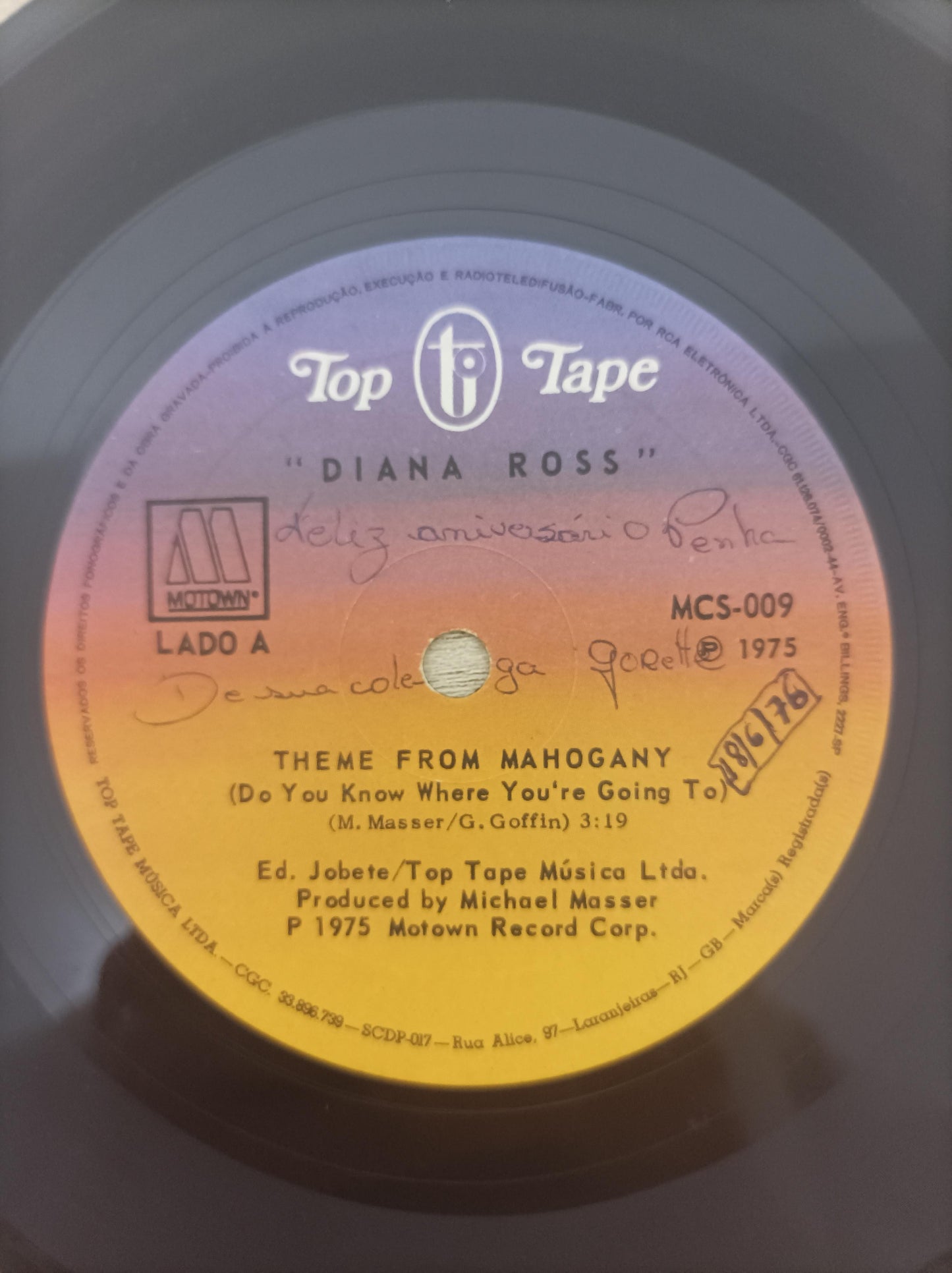 Compacto Vinil Diana Ross Sings Theme From Mahogany