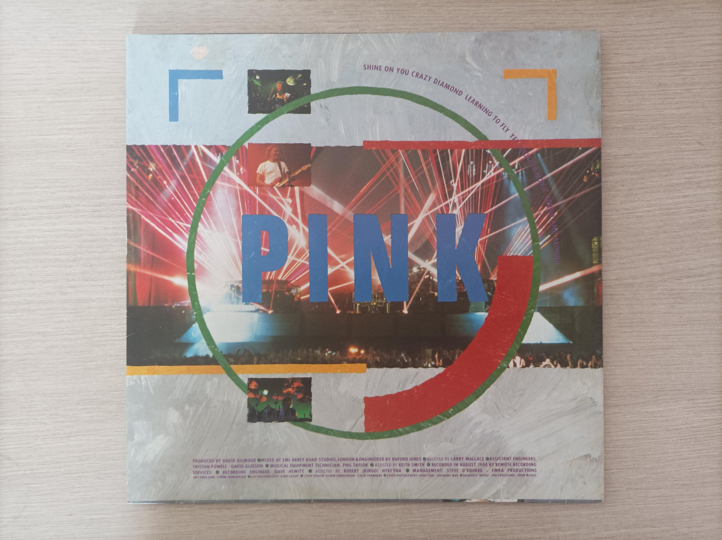 Lp Vinil Pink Floyd Delicate Sound Of Thunder Duplo Encartes