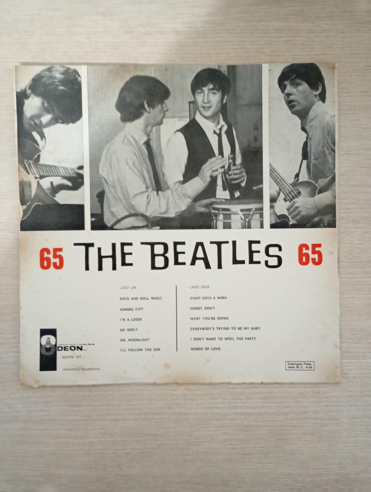 Lp Vinil The Beatles 1965