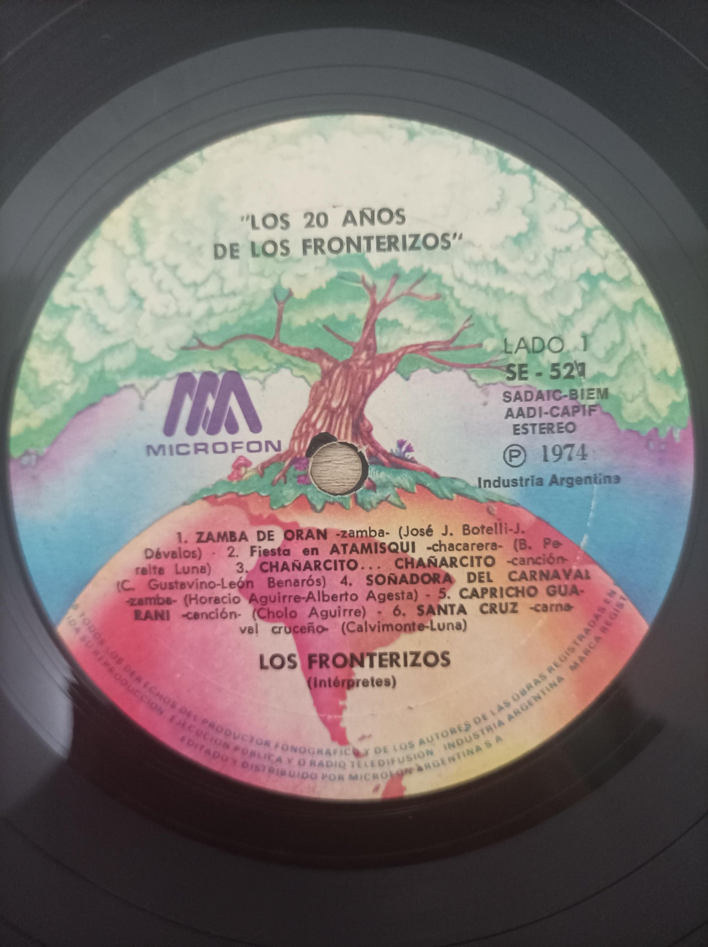 Lp Vinil Los Fronterizos Los 20 años de Importado