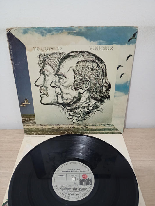 Lp Vinil Toquinho & Vinicius Um Pouco De Ilusão Com Encarte