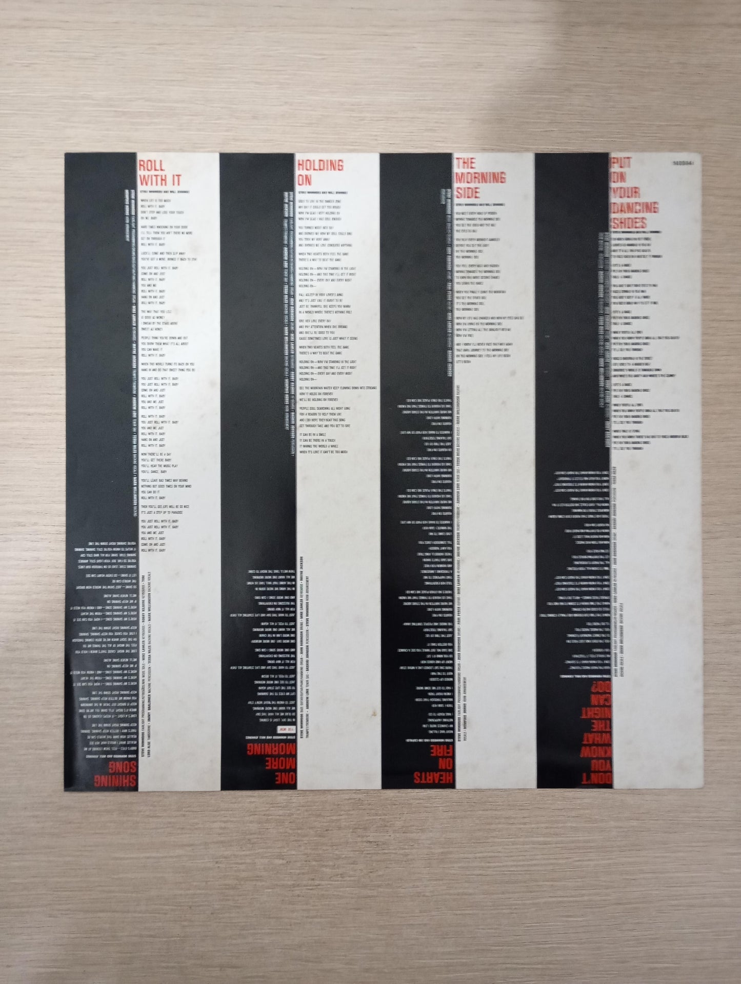 Lp Vinil Steve Winwood Roll With It Com Encarte