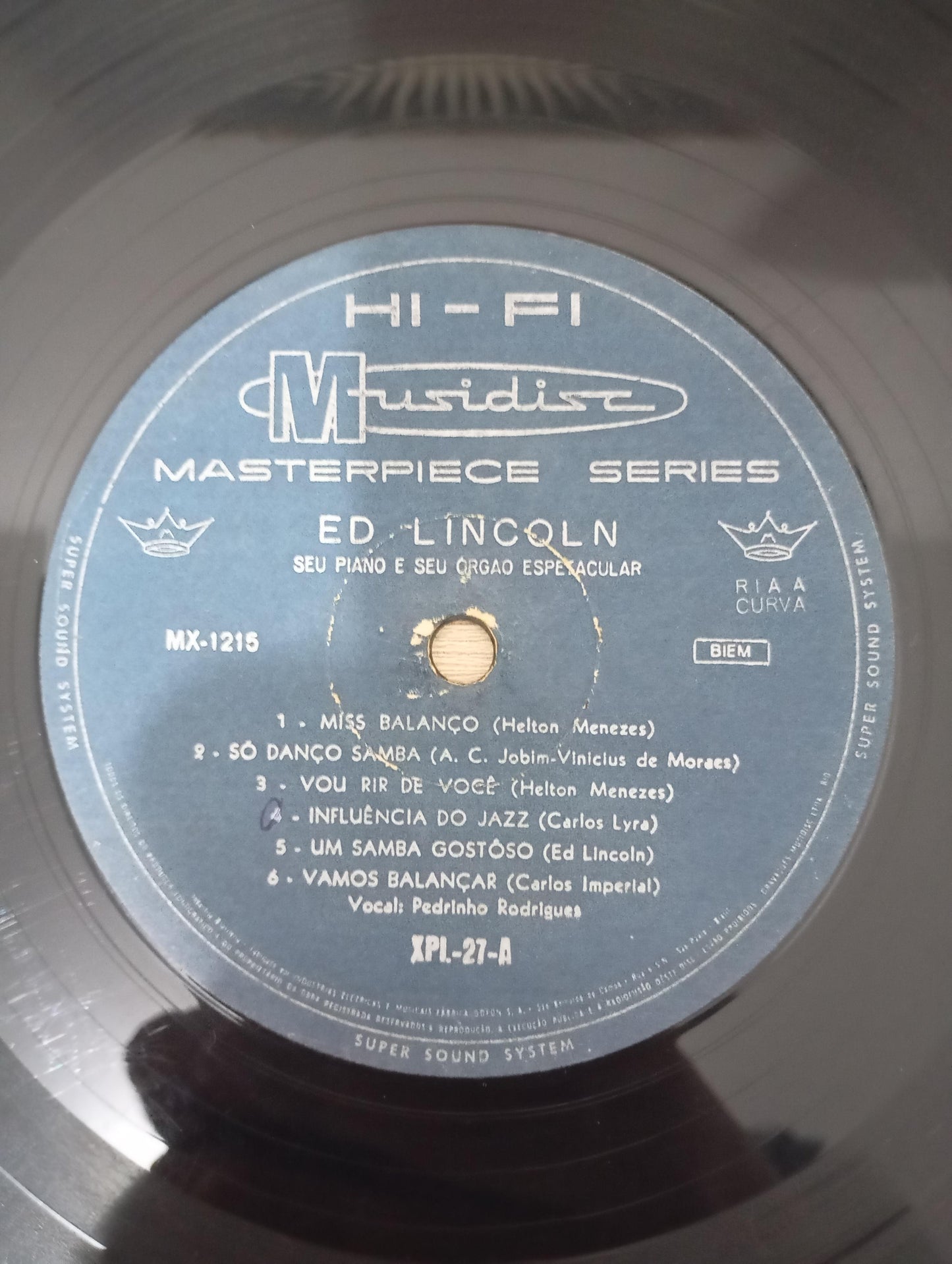 Lp Vinil Ed Lincoln Seu Piano e Seu Órgão Espetacular
