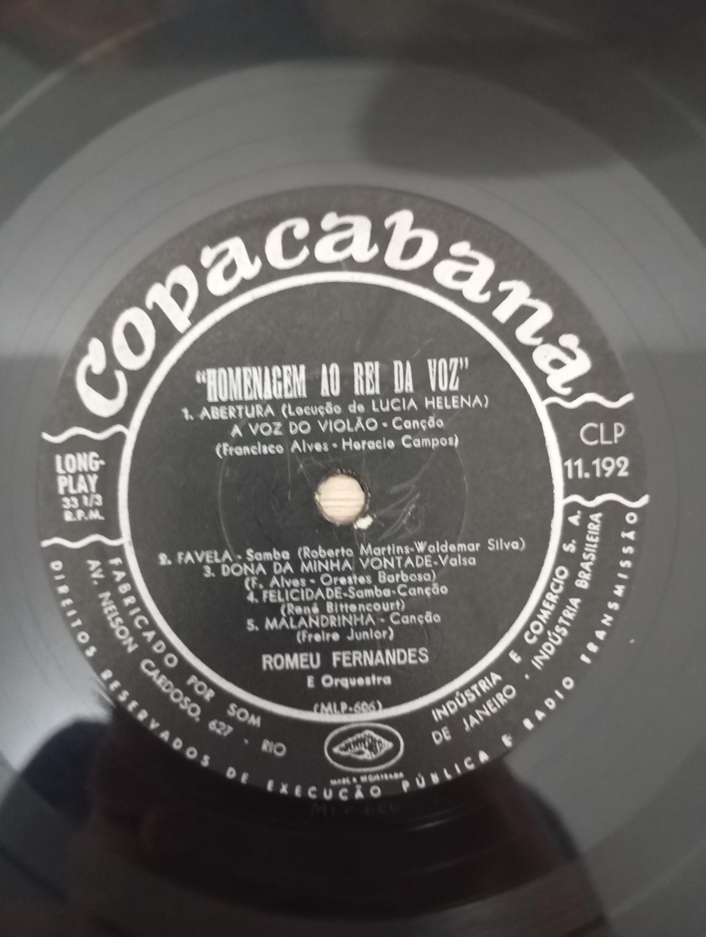 Lp Vinil Romeu Fernandes Homenagem Ao Rei Da Voz