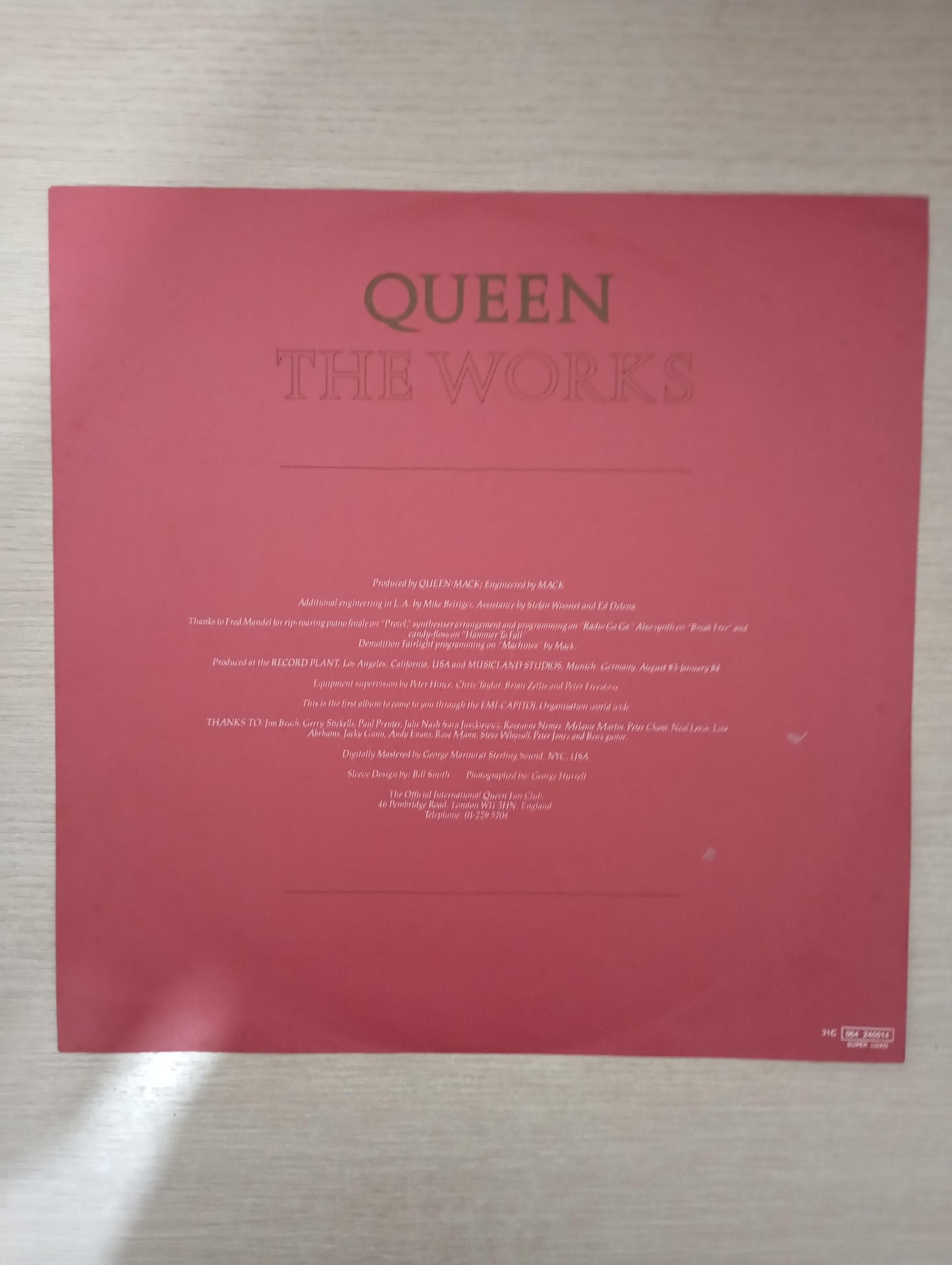 Lp Vinil Queen The Works Com Encarte