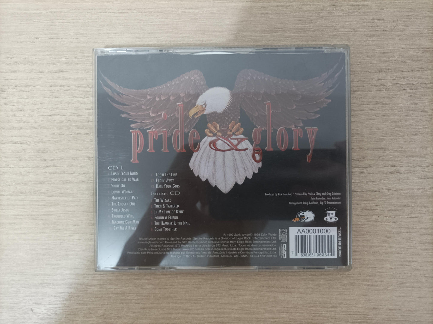 CD Pride & Glory None Duplo