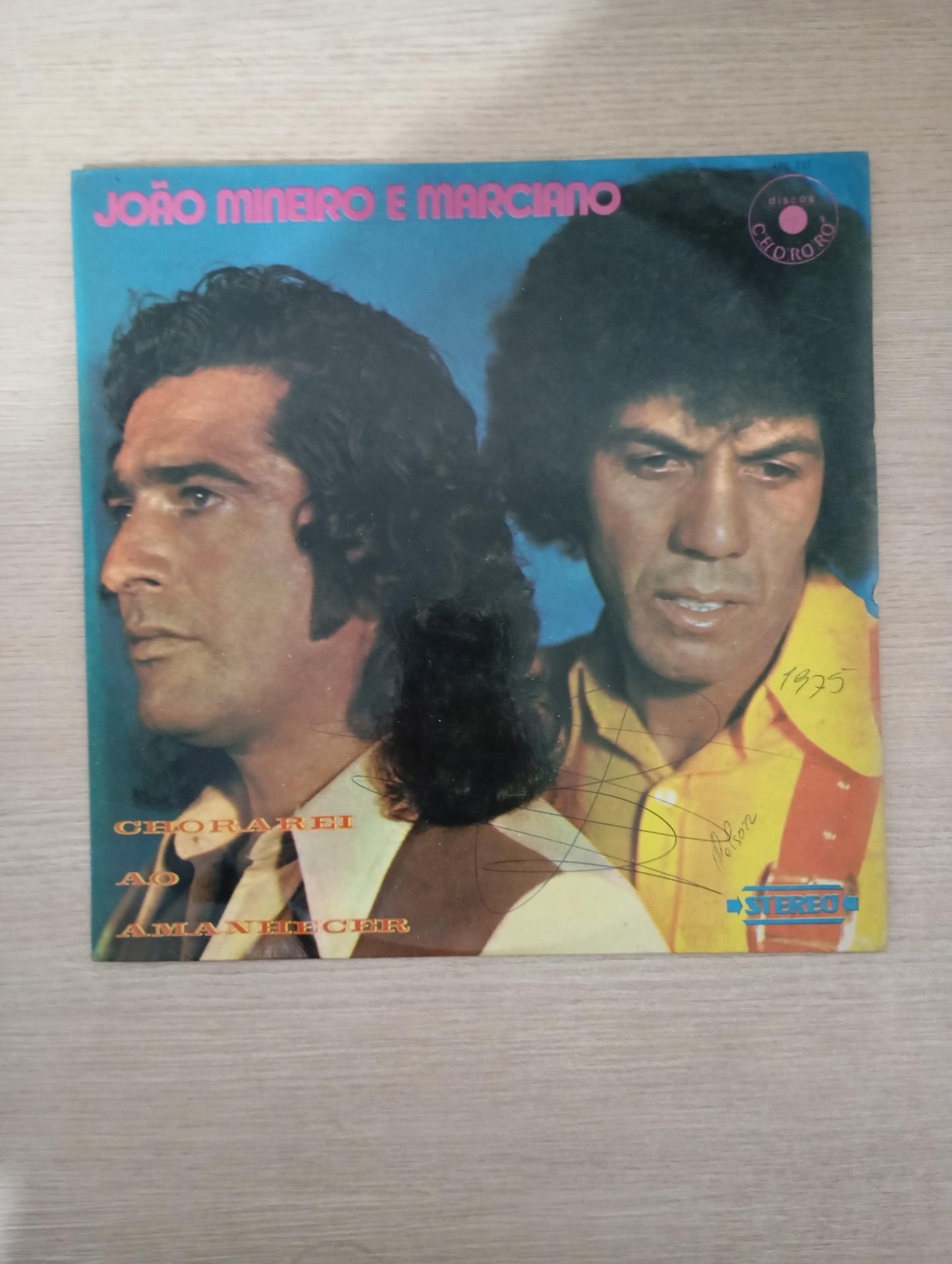 Lp Vinil João Mineiro e Marciano Chorarei Ao Amanhecer