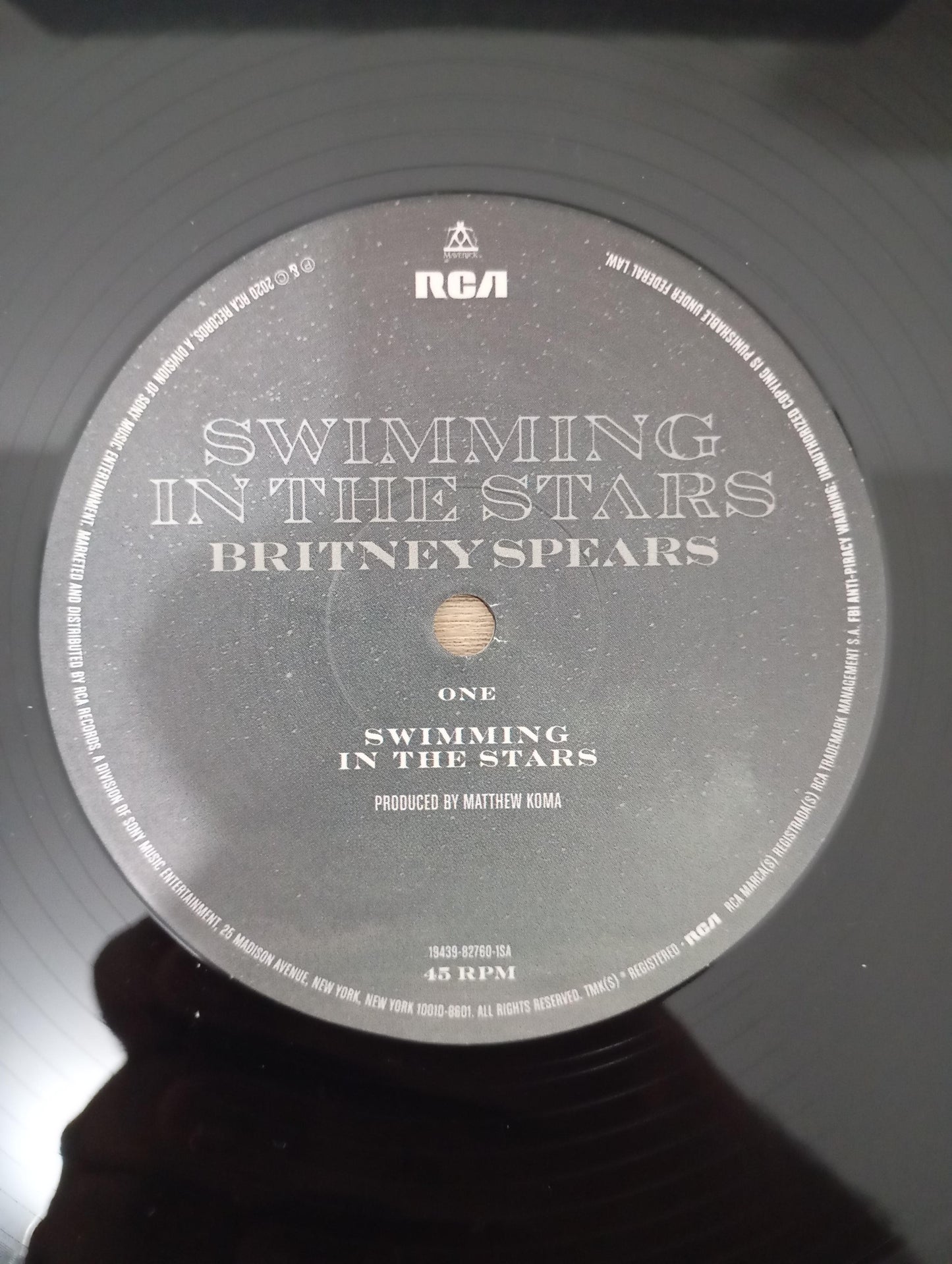 Lp Vinil Britney Spears Swimming In The Stars Importado USA