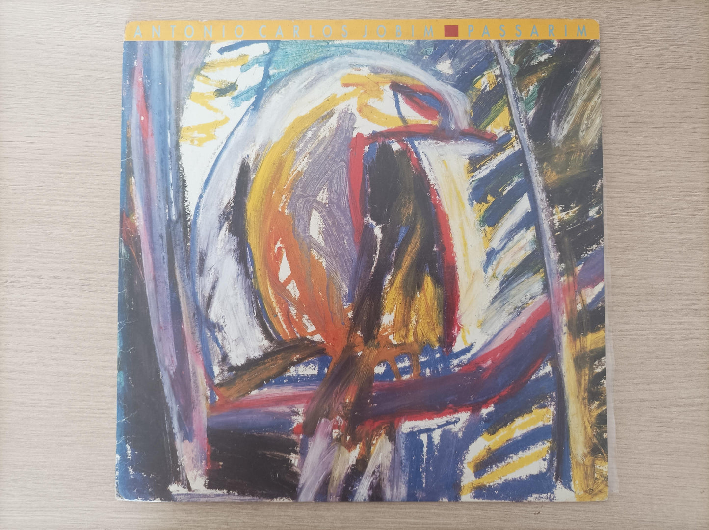 Lp Vinil Antonio Carlos Jobim Passarim Com Encarte