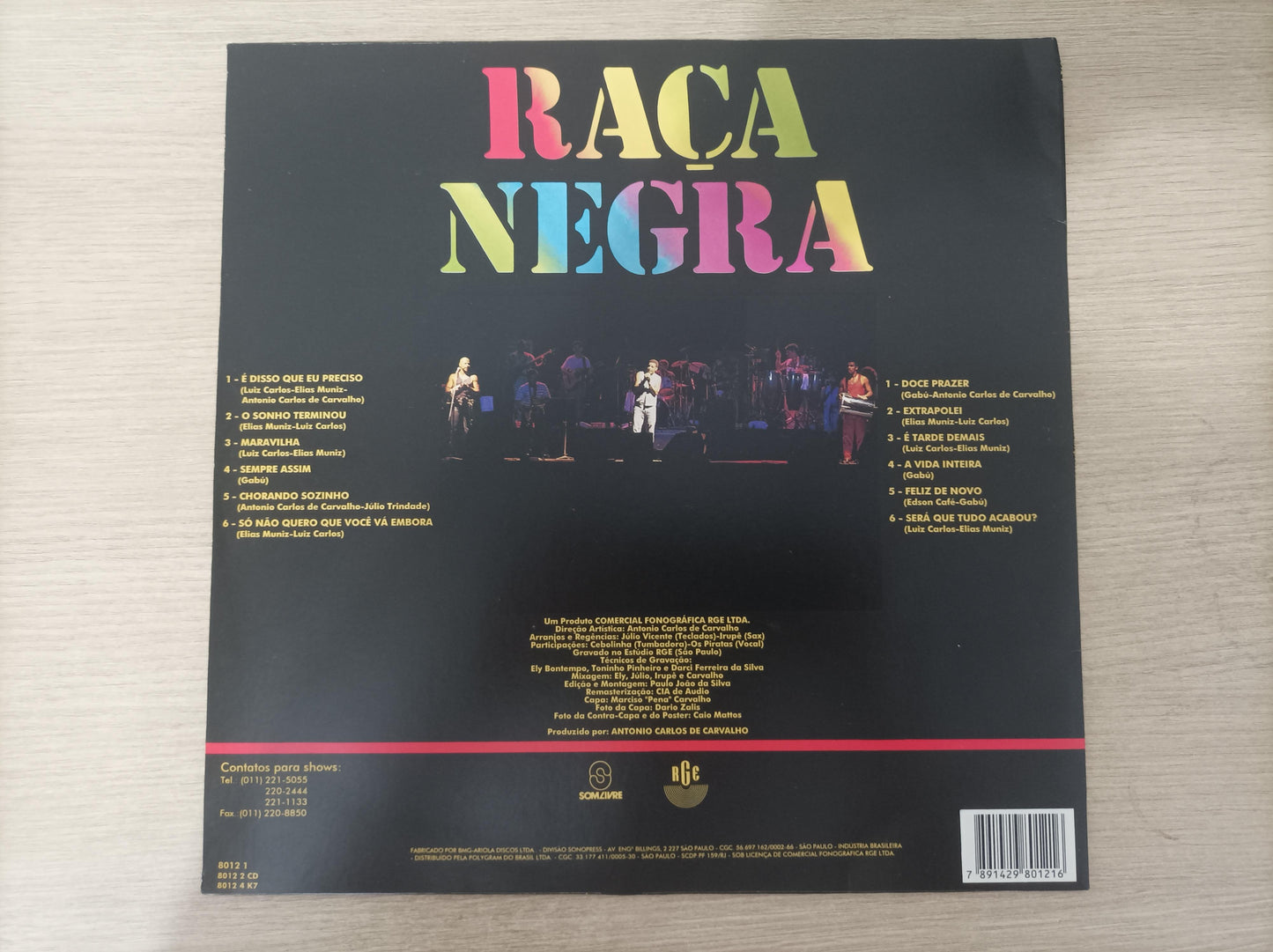 Lp Vinil Raça Negra 1995