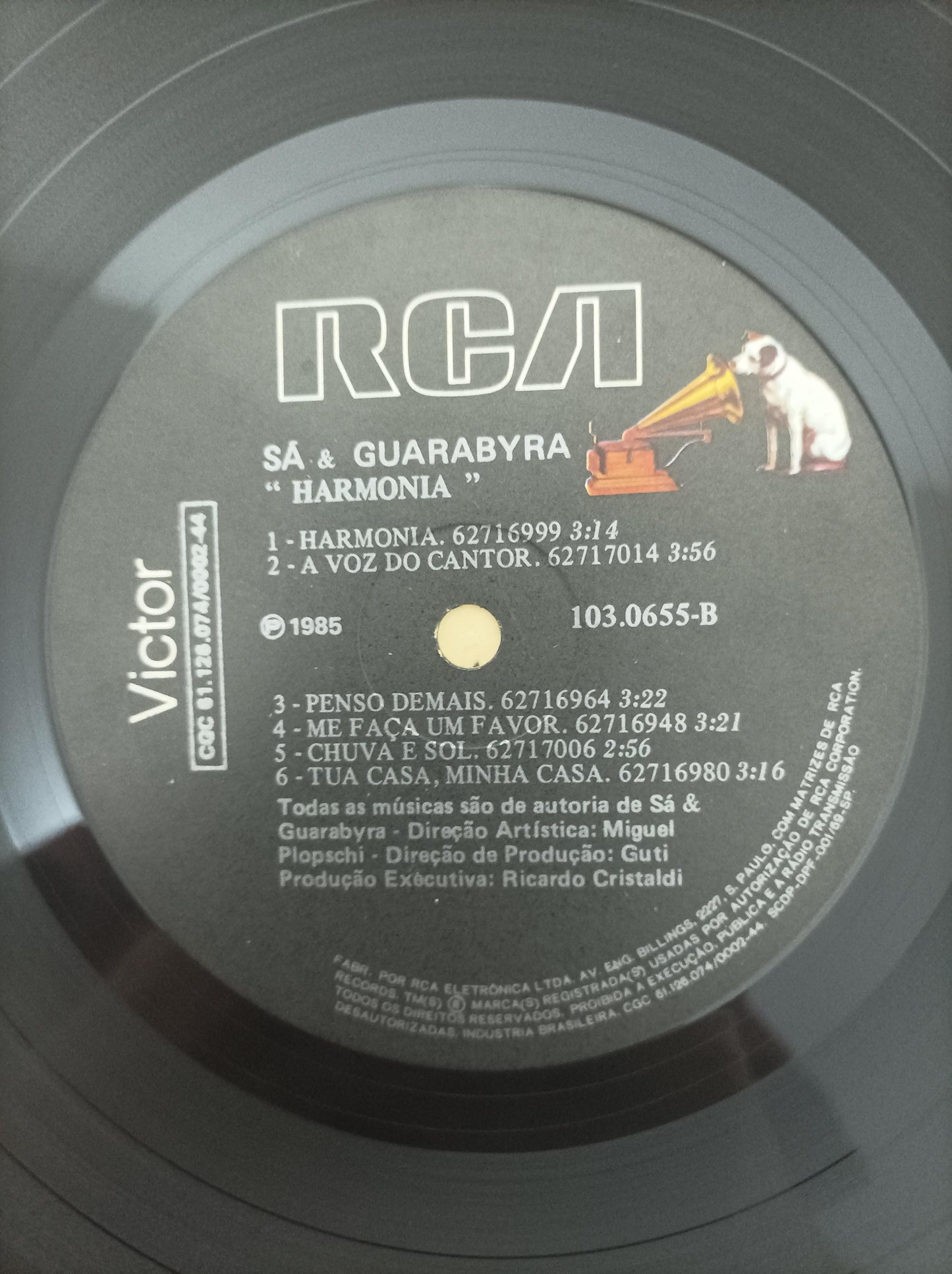 Lp Vinil Sá & Guarabyra Harmonia Com Encarte