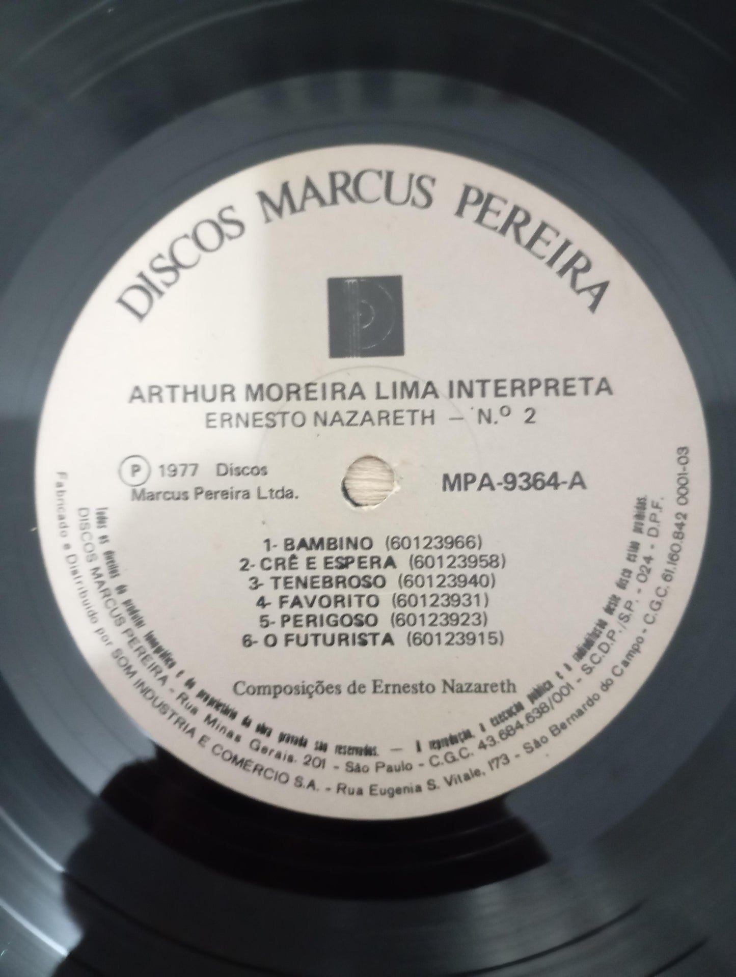 Lp Vinil Arthur Moreira Lima Ernesto Nazareth Nº 2 Duplo