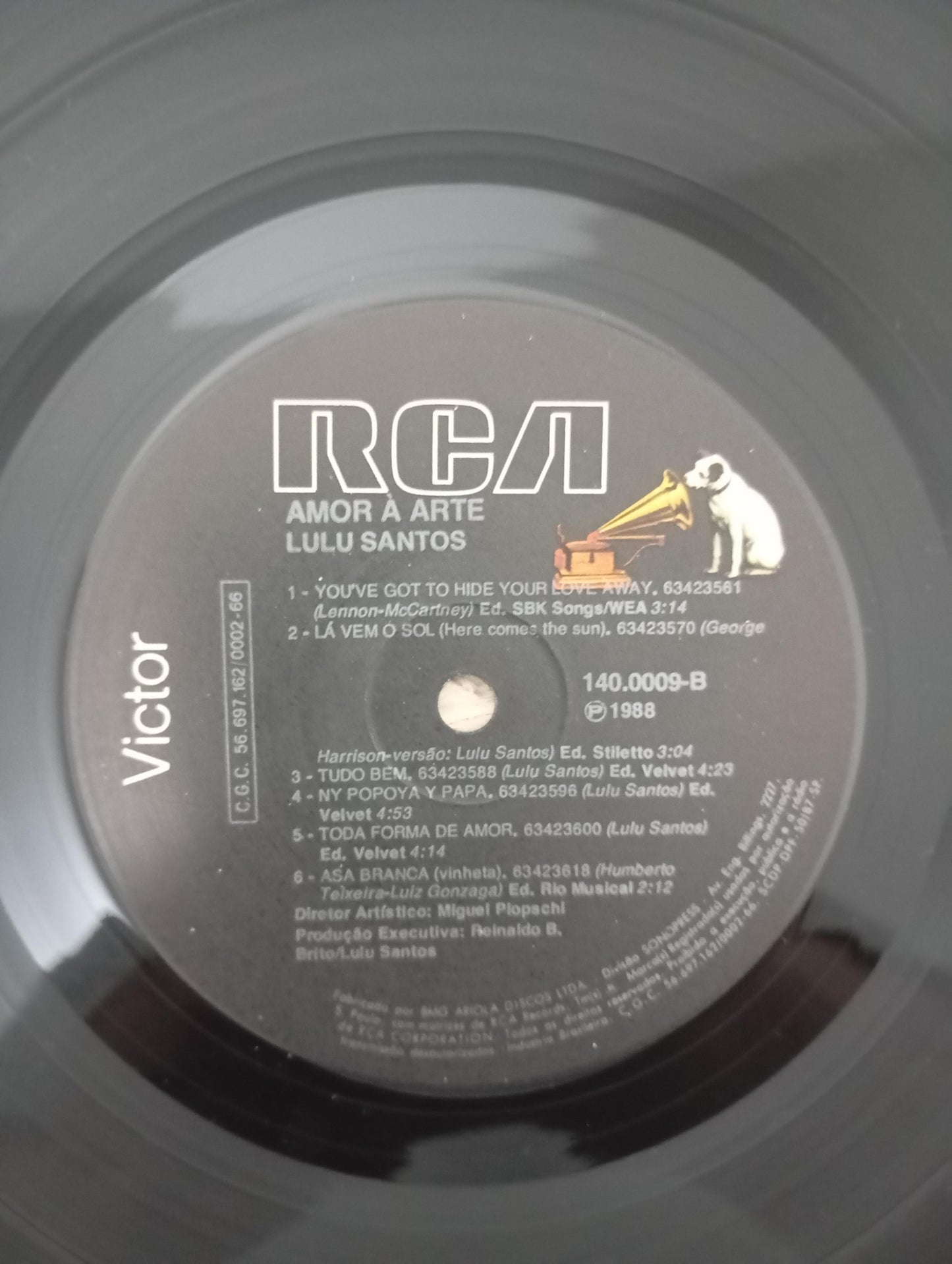 Lp Vinil Lulu Santos Amor À Arte Com Encarte