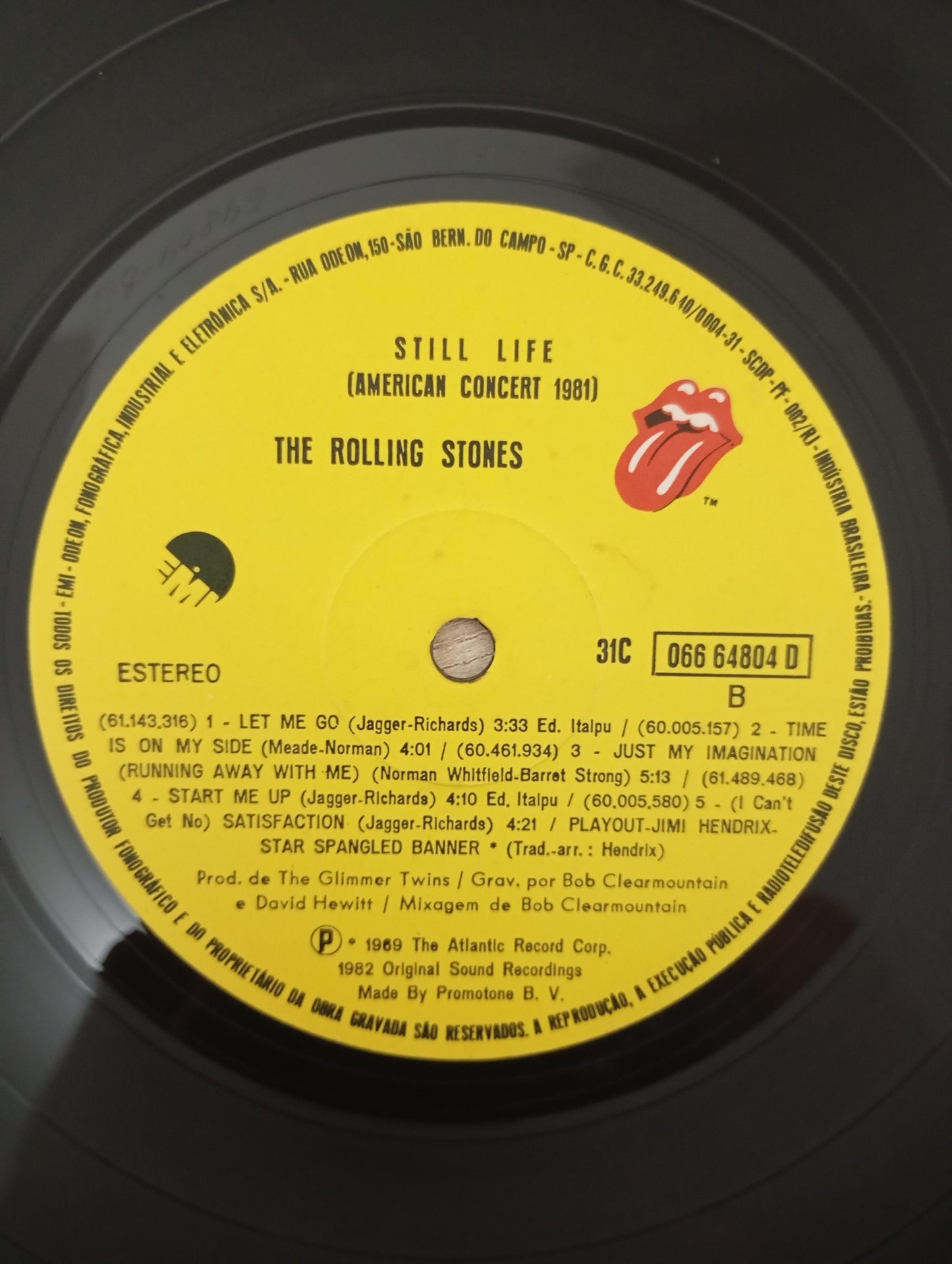 Lp Vinil Rolling Stones Still Life (Concert 1981) C Encarte