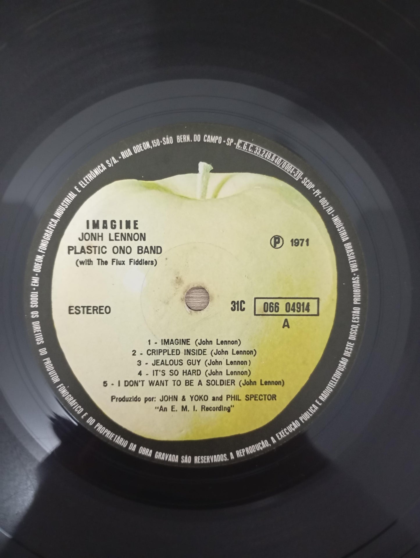 Disco Vinil Imagine John Lennon A