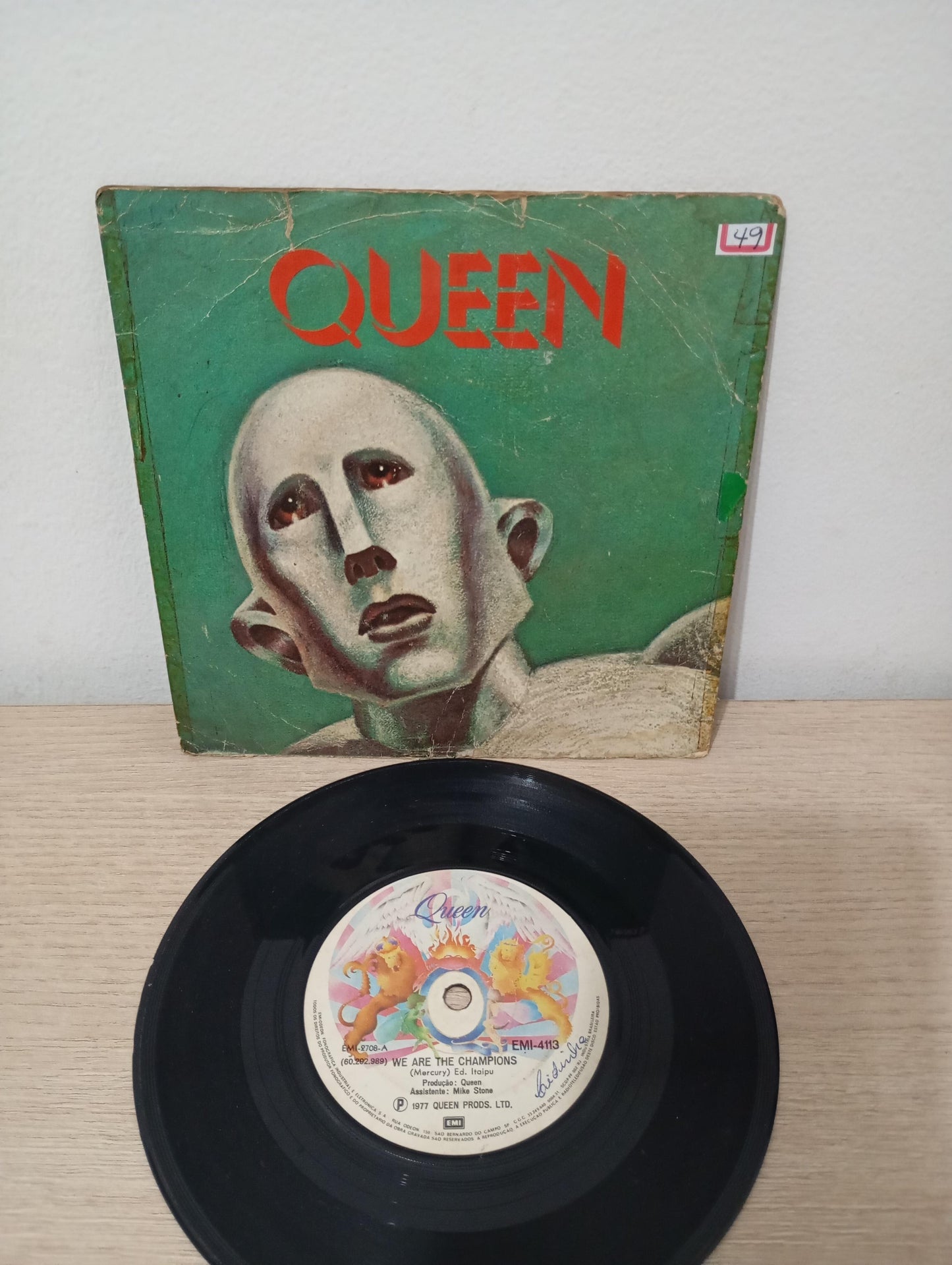 Compacto Vinil Queen We Are The Champions / We Will Rock You