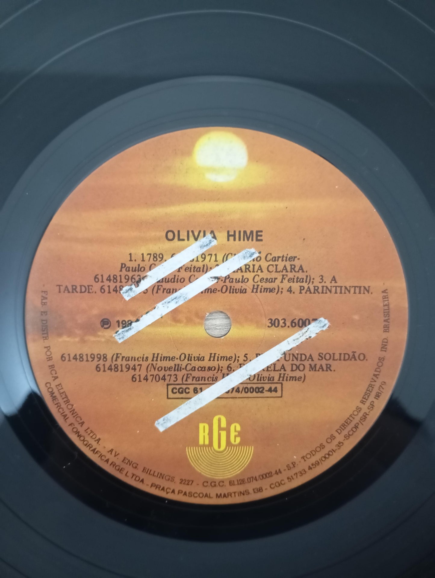Lp Vinil Olivia Hime 1981 Com Encarte