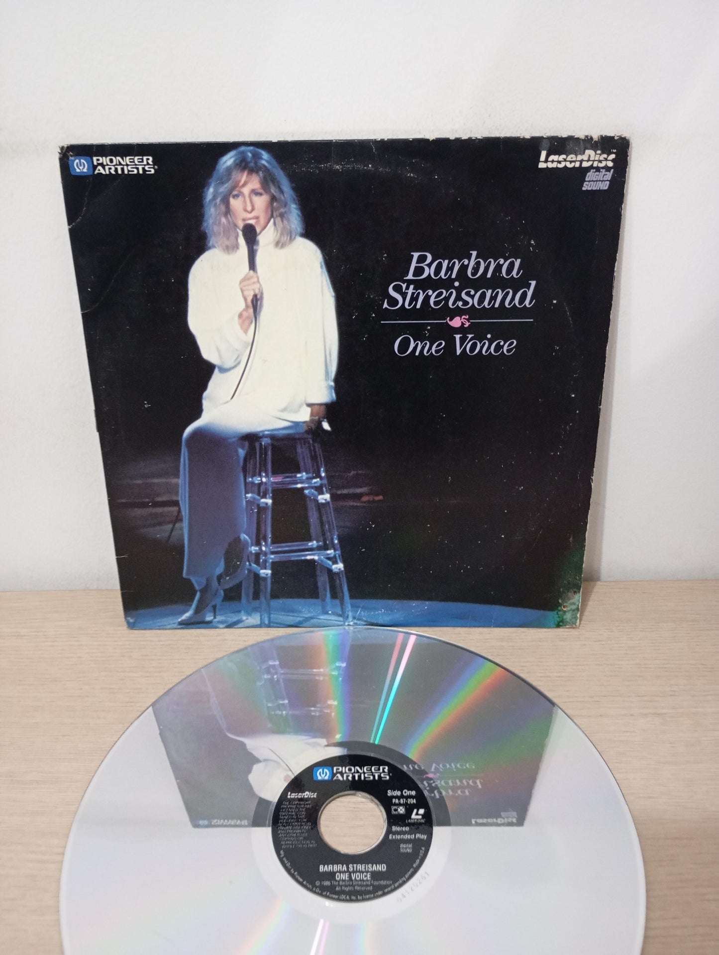LD LaserDisc Barbra Streisand One Voice Import USA