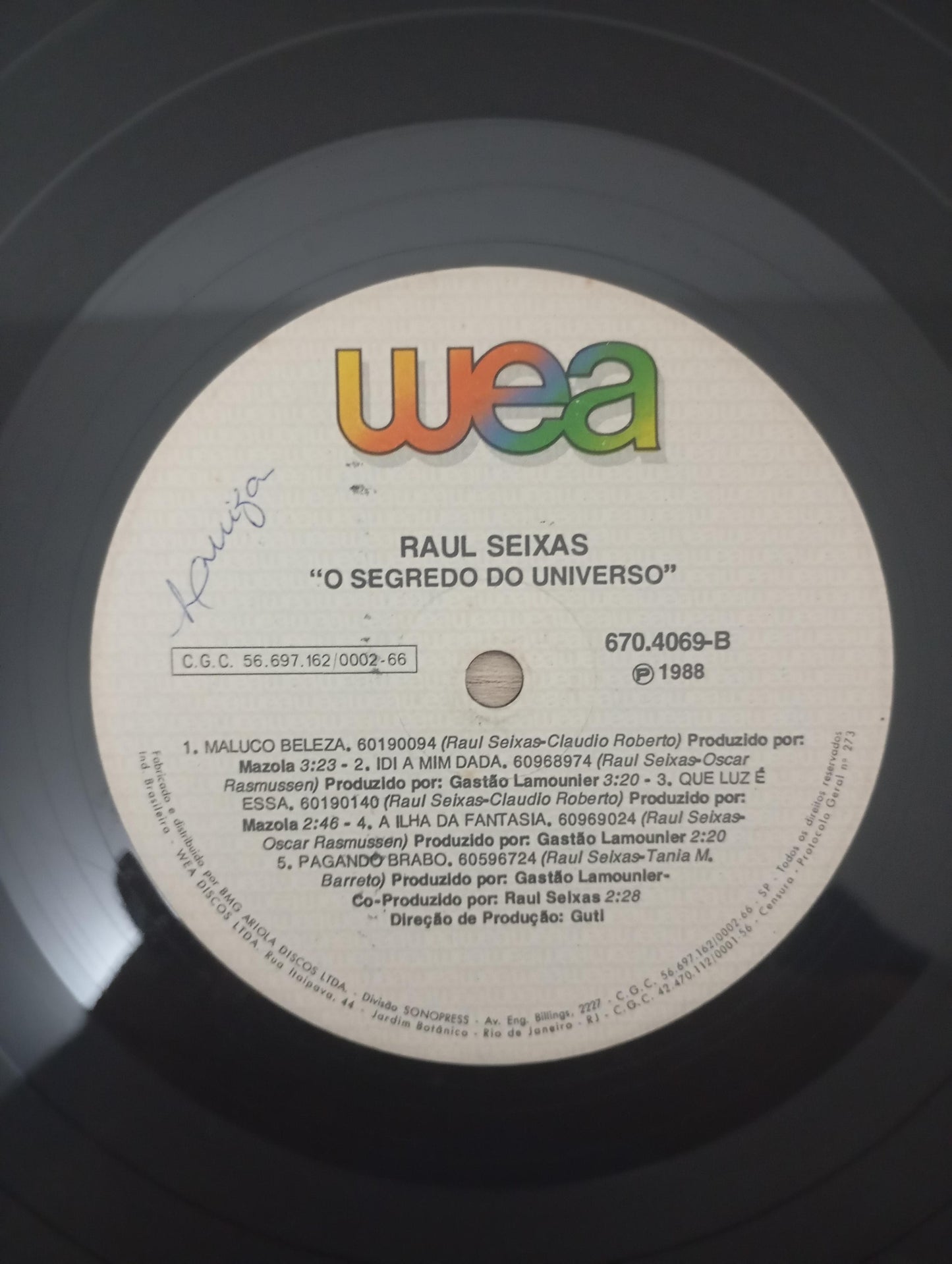 Lp Vinil Raul Seixas O Segredo Do Universo