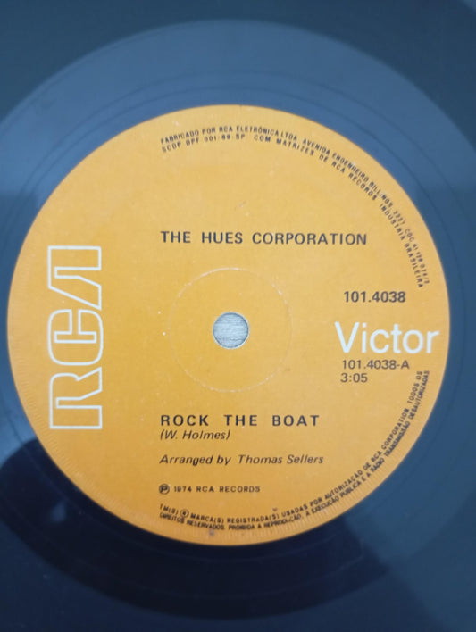 Vinil Compacto Hues Corporation Rock The Boat All Goin' Down