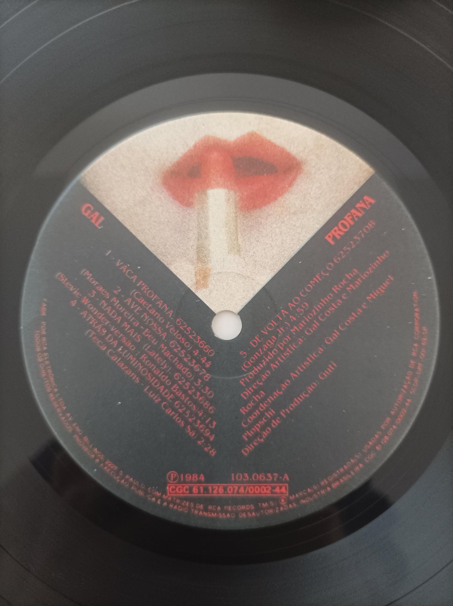 Lp Vinil Gal Costa Profana Com Encarte