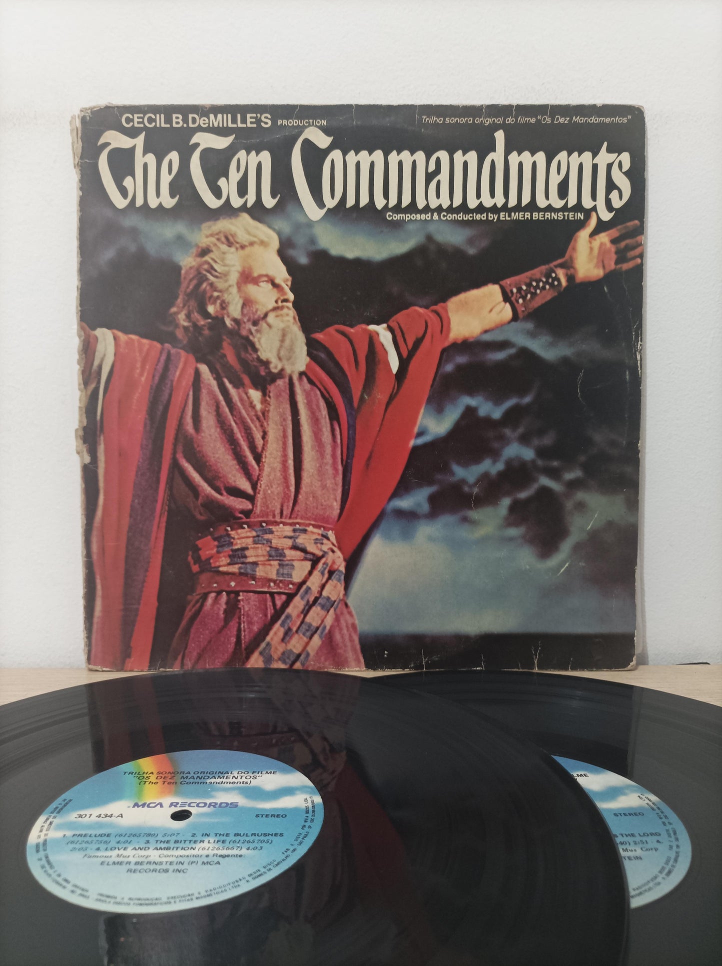 Lp Vinil The Ten Commandments Trilha Sonora Duplo
