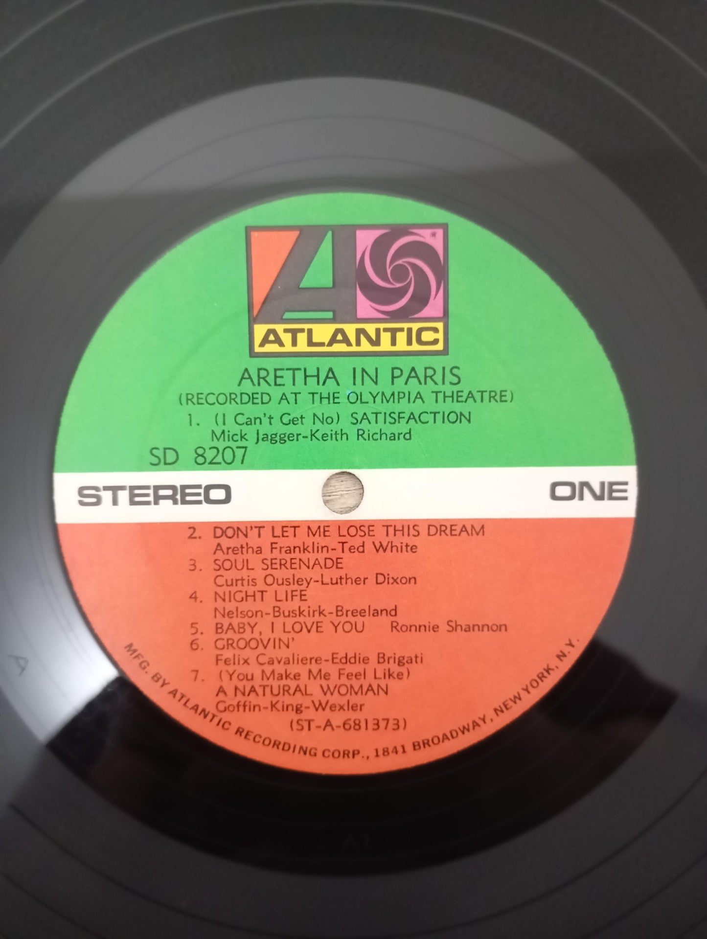 Lp Vinil Aretha Franklin Aretha In Paris C Encarte Importado
