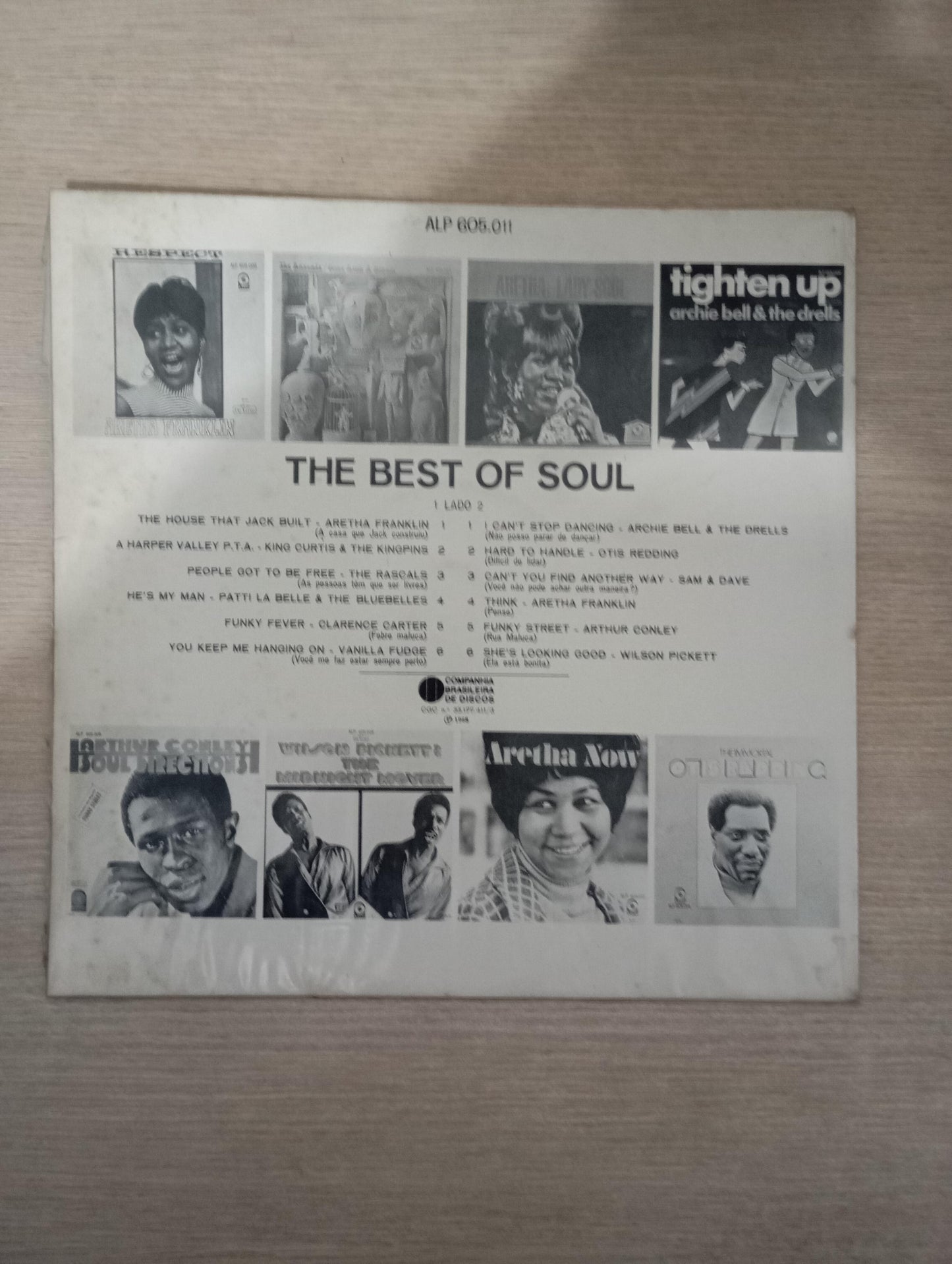 Lp Vinil Aretha Franklin The Best Of Soul