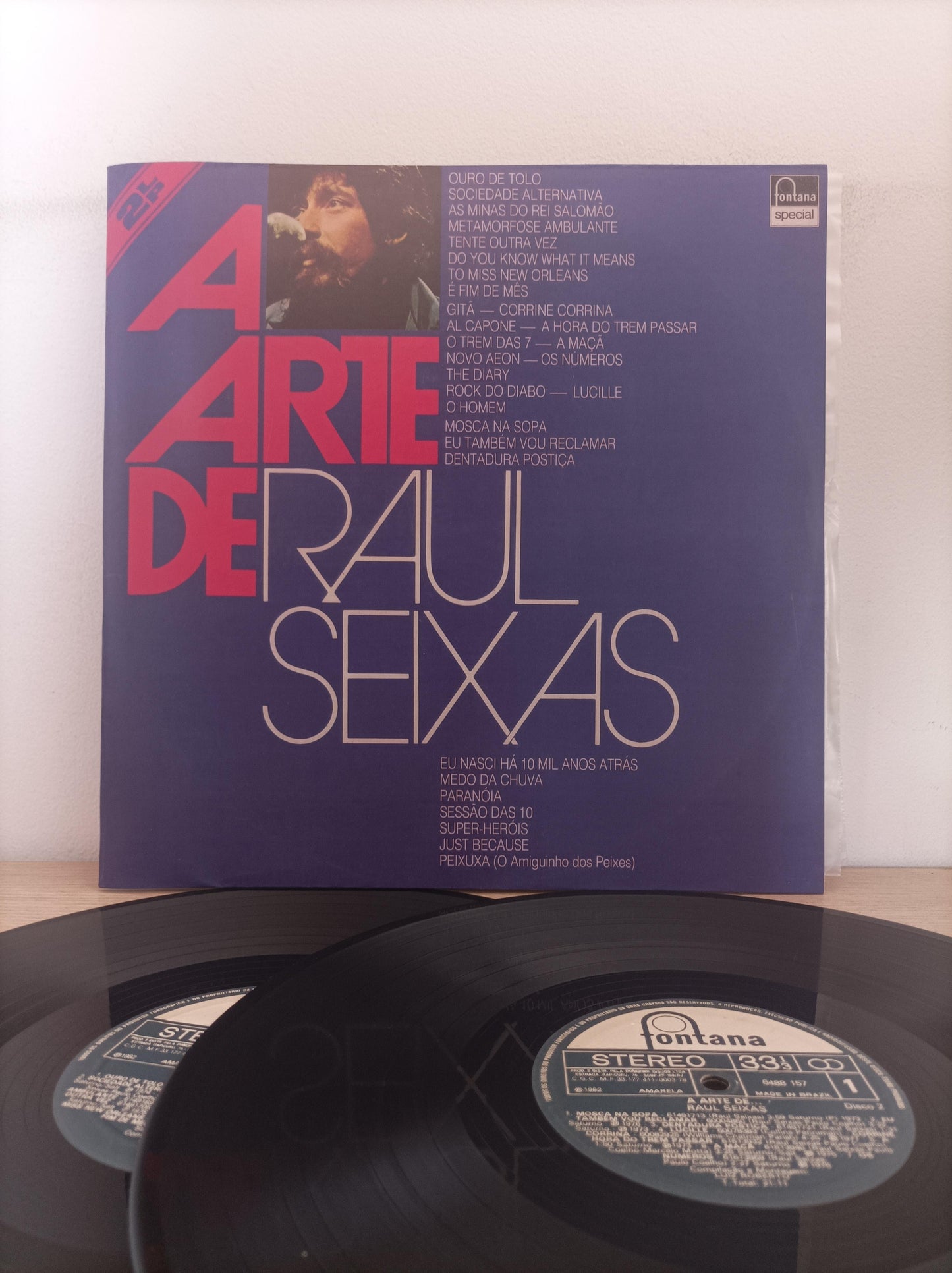 Lp Vinil Raul Seixas A Arte de Duplo
