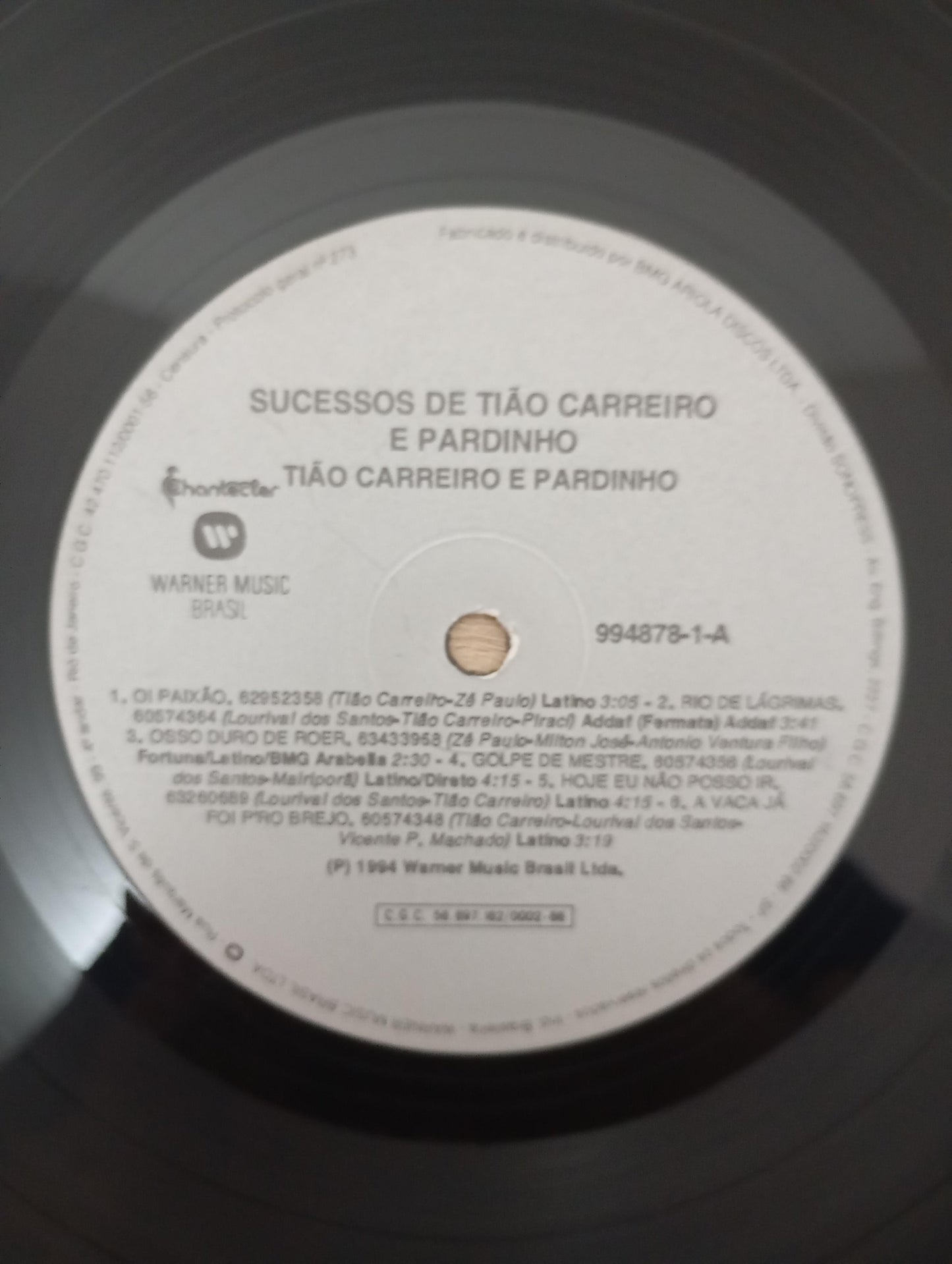 Lp Vinil Tião Carreiro e Pardinho Som da Terra