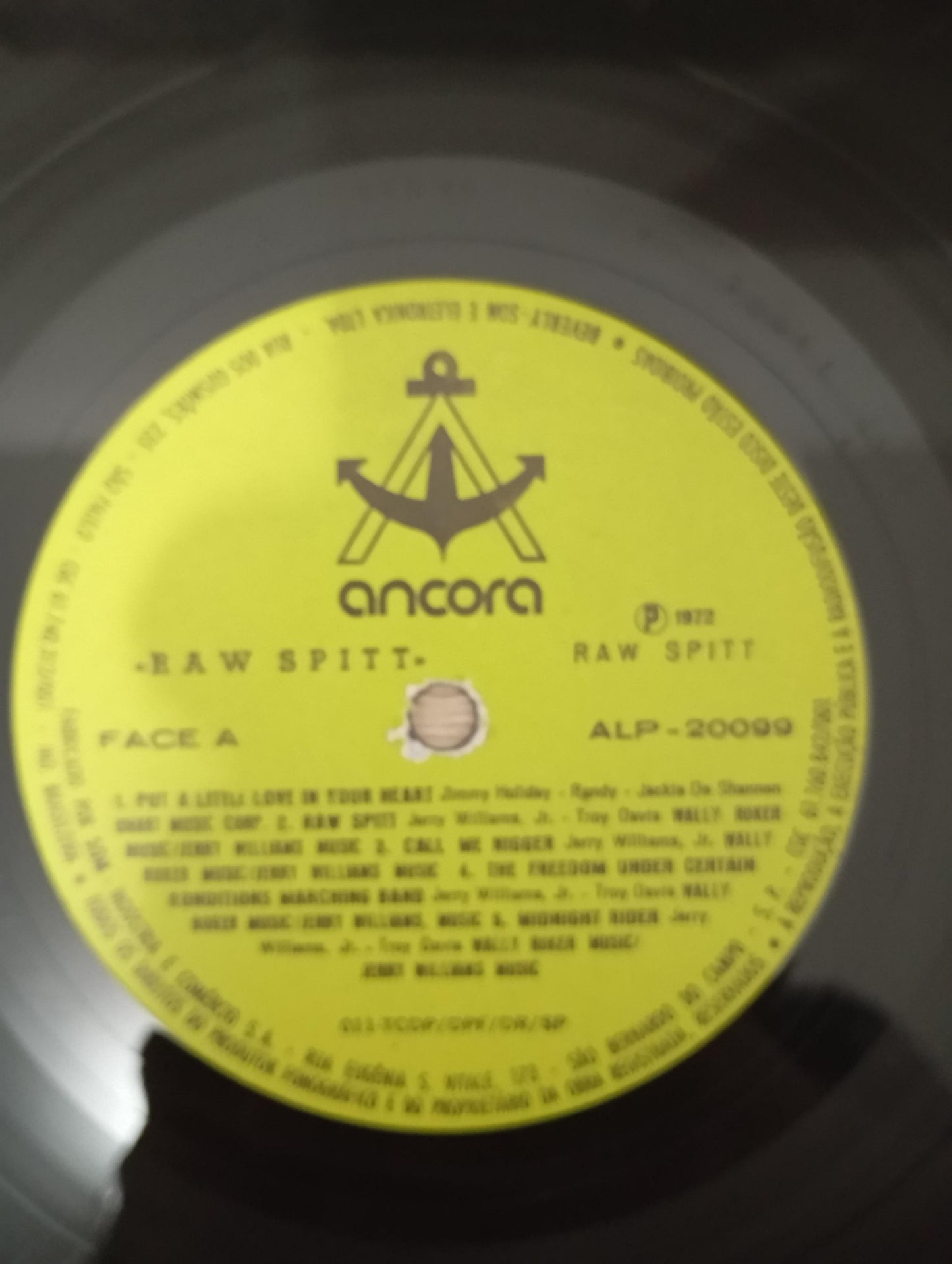 Lp Vinil Raw Spitt 1971