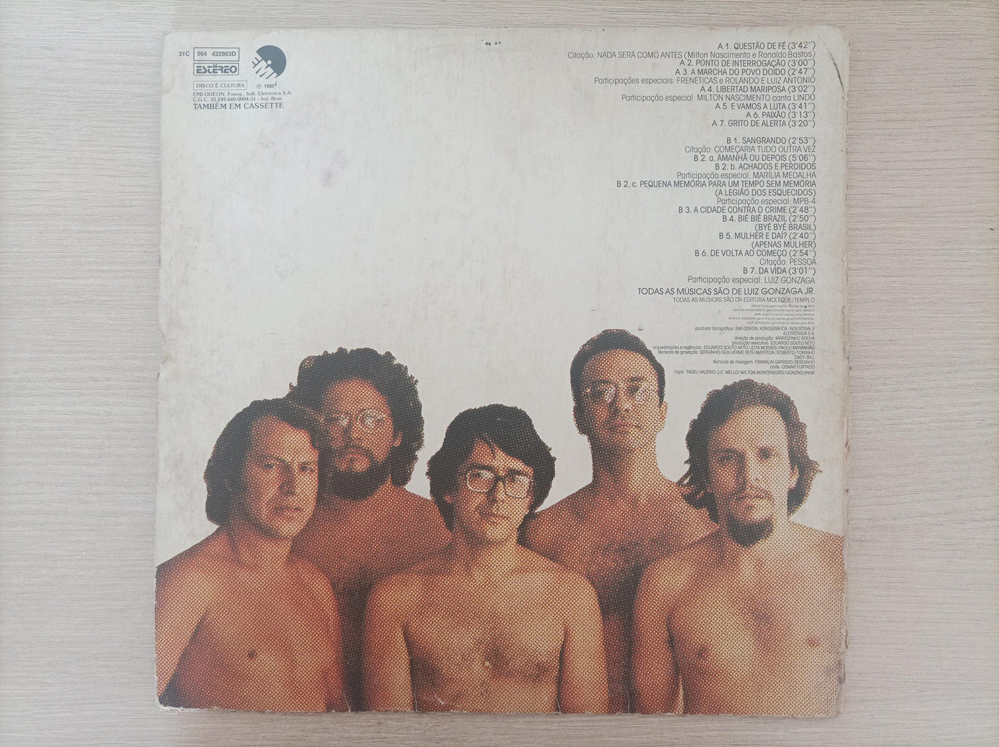 Lp Vinil Gonzaguinha De Volta Ao Começo