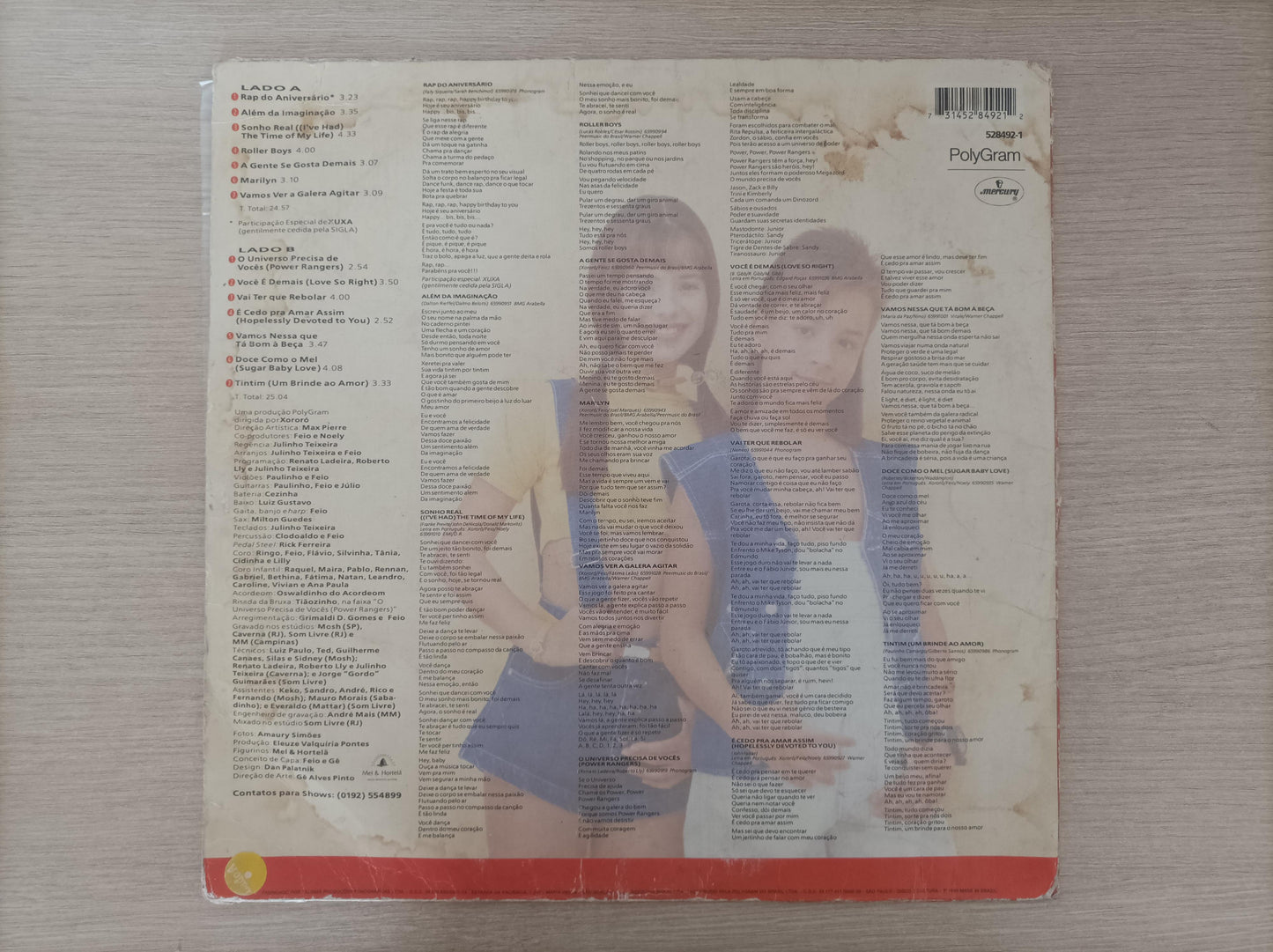 Disco Vinil Você É D+! Sandy & Junior A