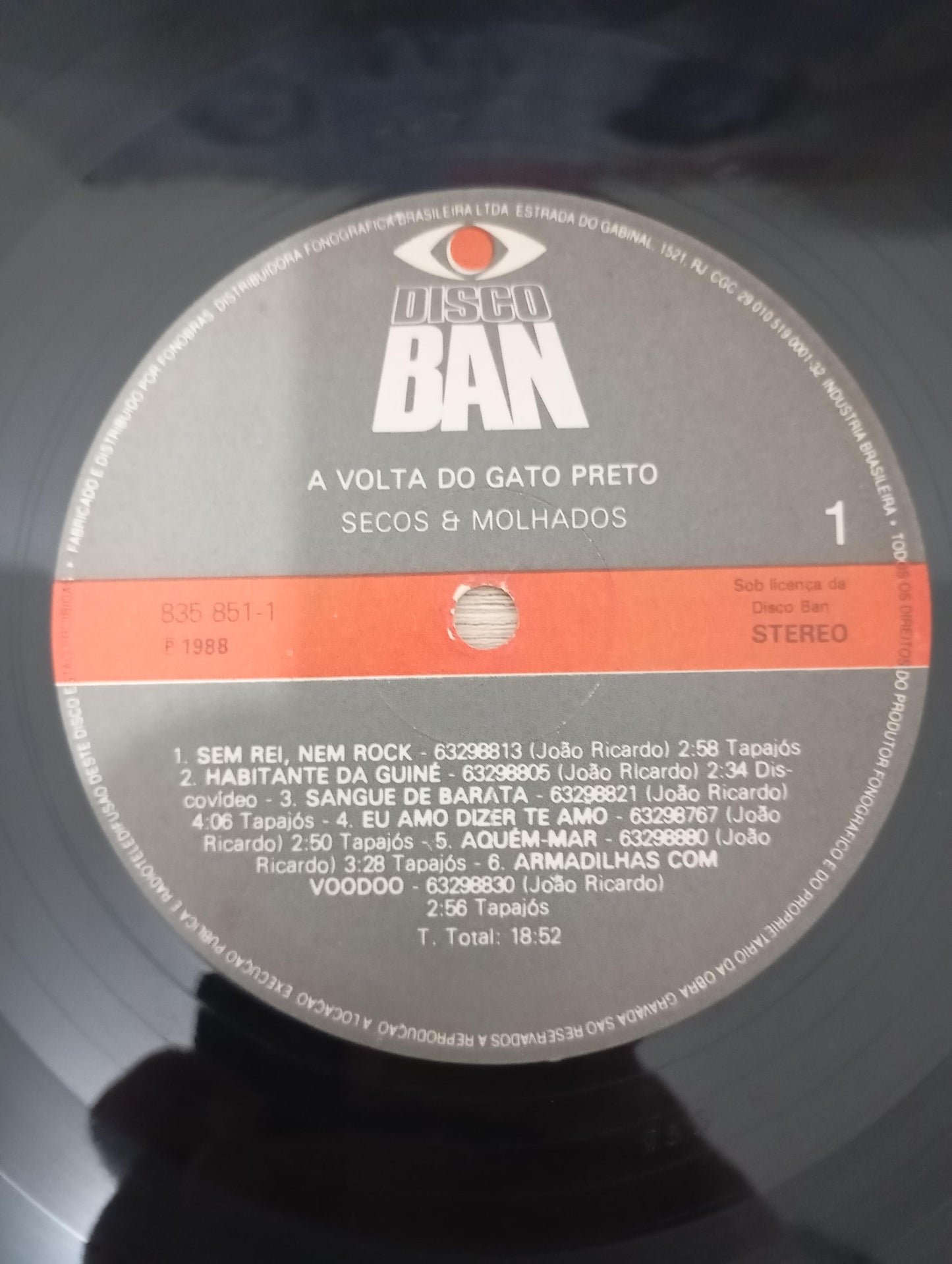 Lp Vinil Secos & Molhados A Volta Do Gato Preto Com Encarte