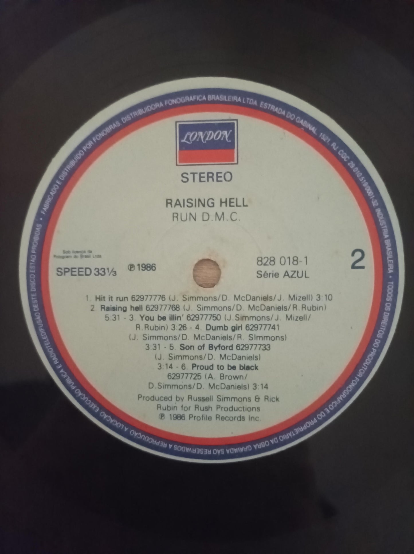 Lp Vinil Run-DMC Raising Hell
