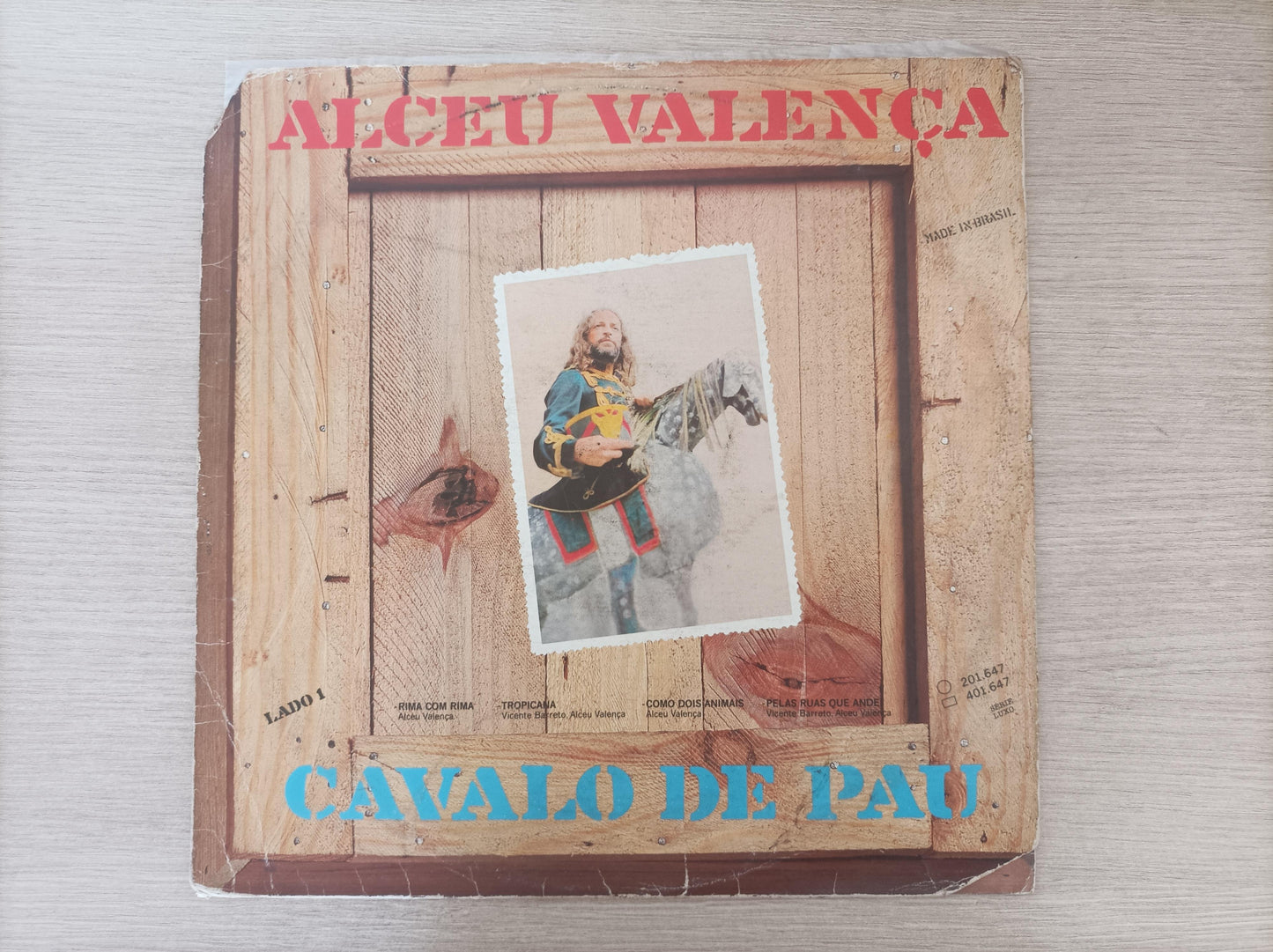 Lp Vinil Alceu Valença Cavalo De Pau Com Encarte