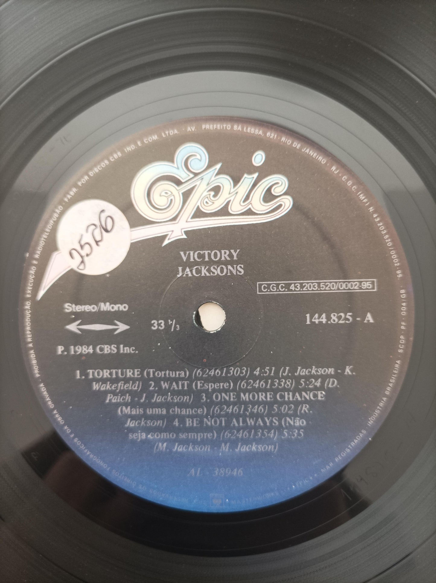 Lp Vinil Jacksons Victory Capa Dupla Com Encarte