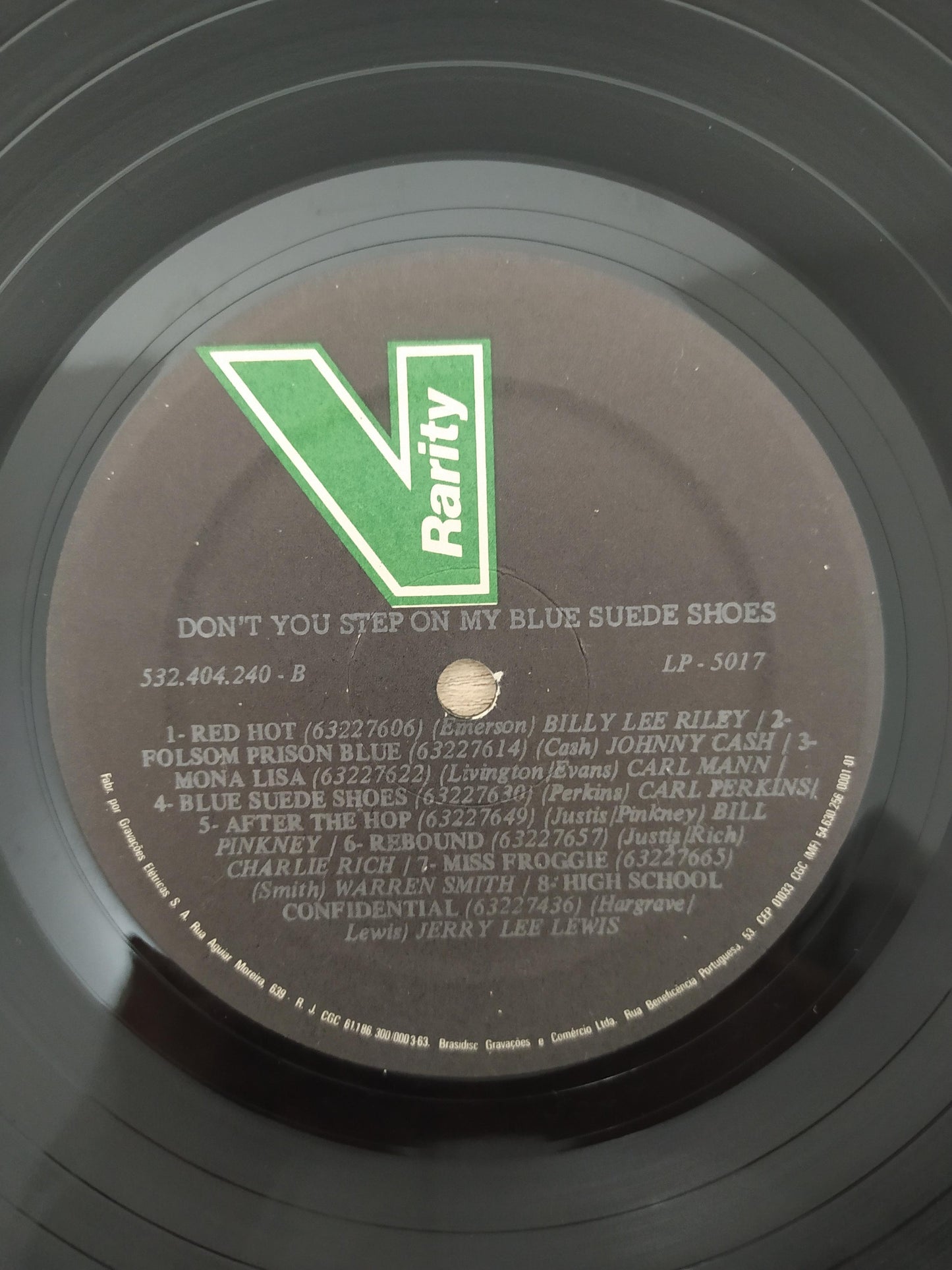 Lp Vinil Don't You Stop On My Blue Suede Shoes Greatest Hits