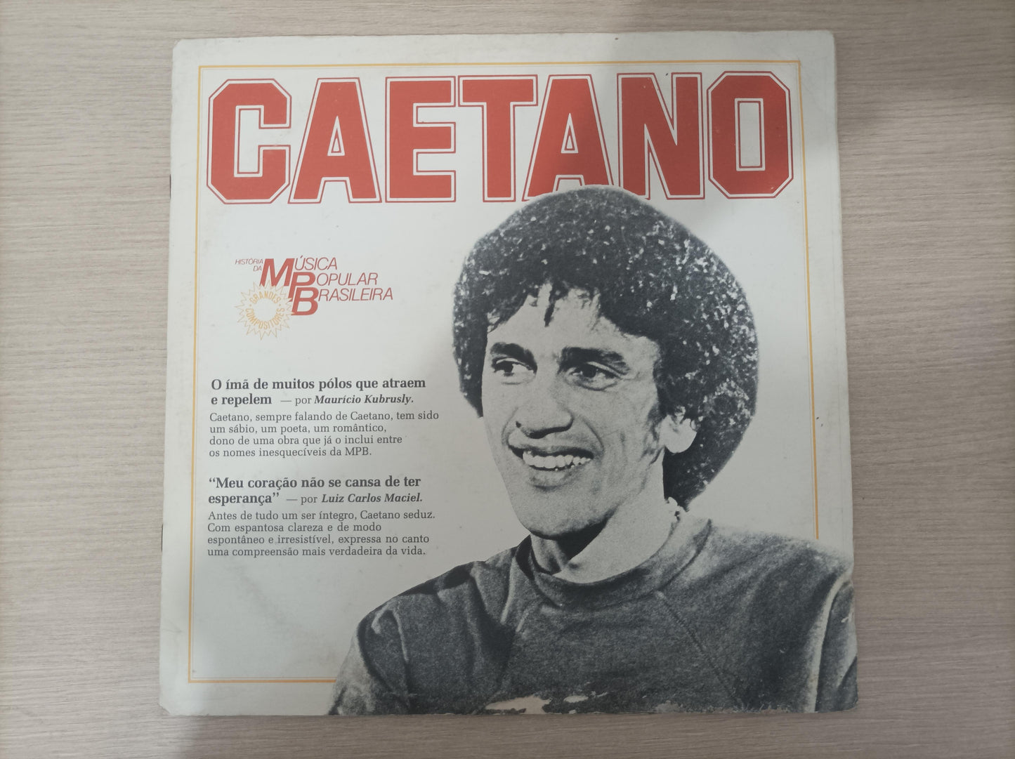 Lp Vinil Caetano Veloso História da MPB Capa Dupla