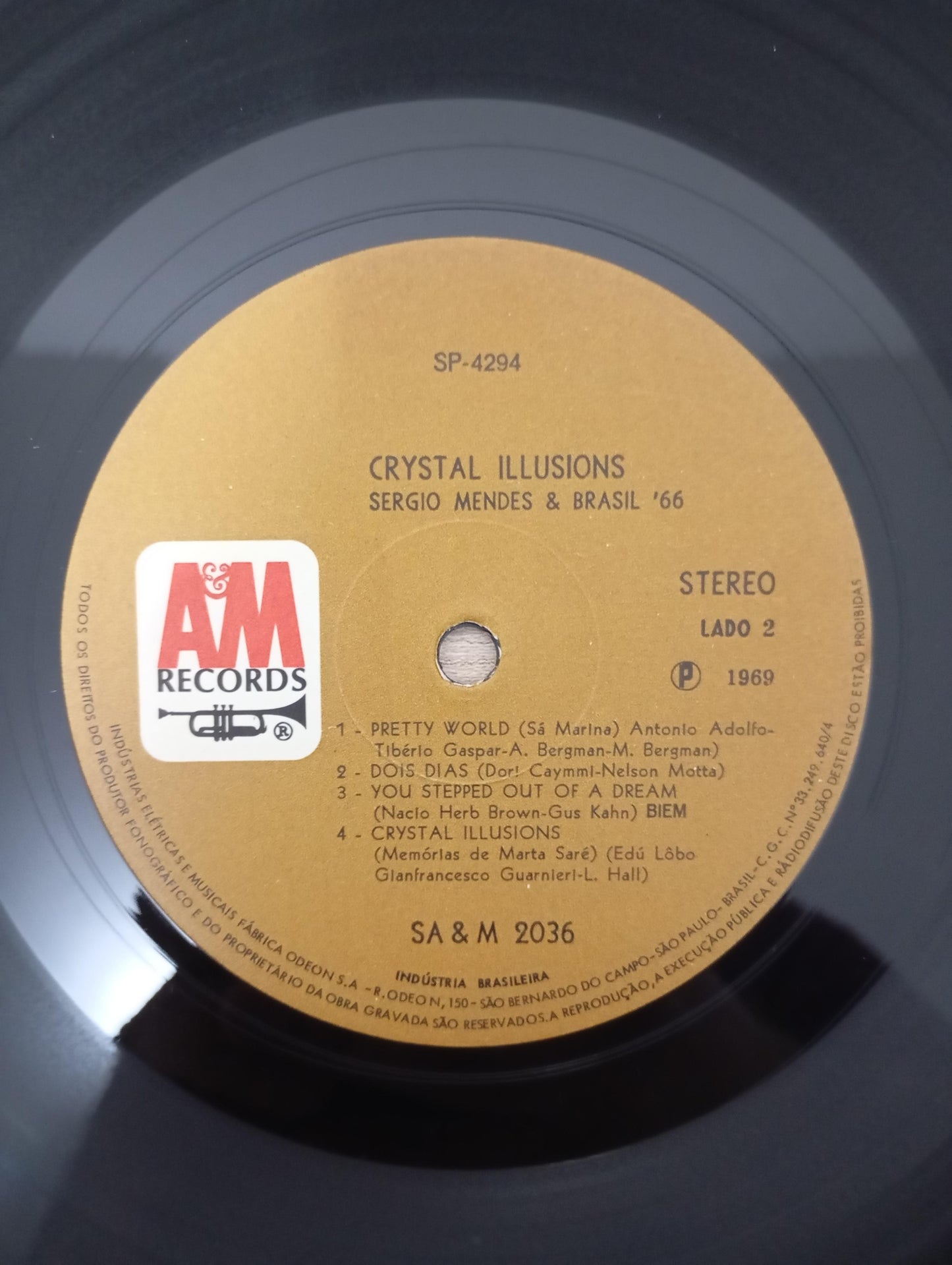 Lp Vinil Sérgio Mendes & Brasil '66 Crystal Illusions
