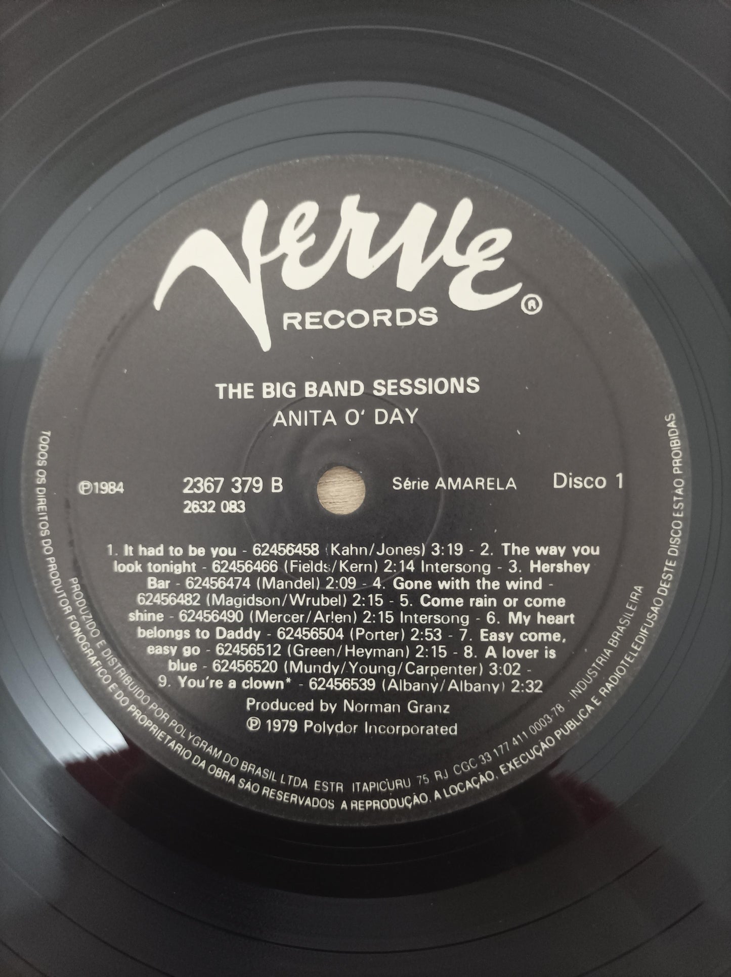 Lp Vinil Anita O'Day The Big Band Sessions Duplo