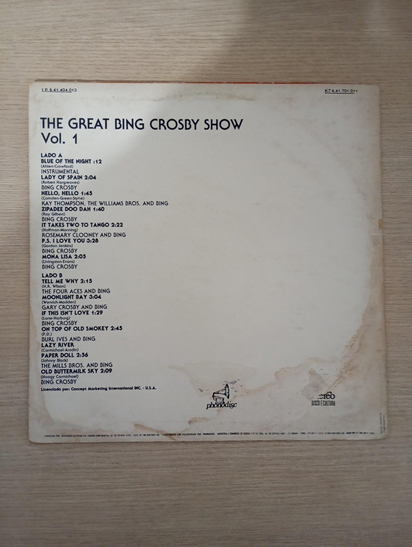 Lp Vinil Bing Crosby And Friends Vol. 1