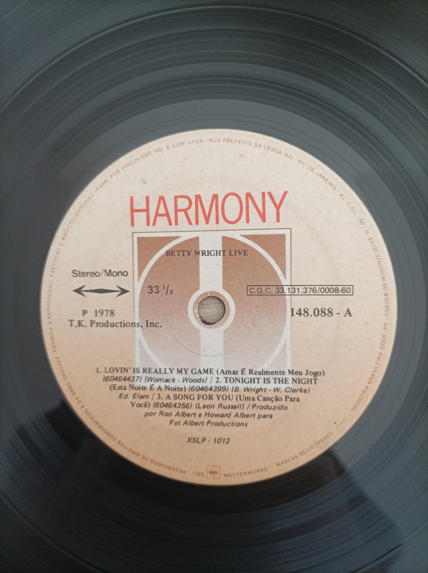 Lp Vinil Betty Wright Live