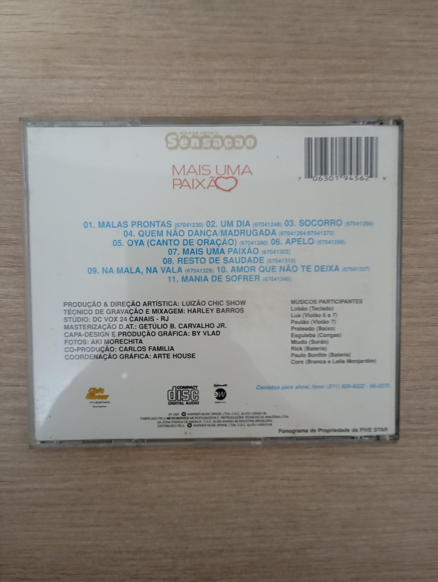 CD Grupo Sensação Mais Uma Paixão
